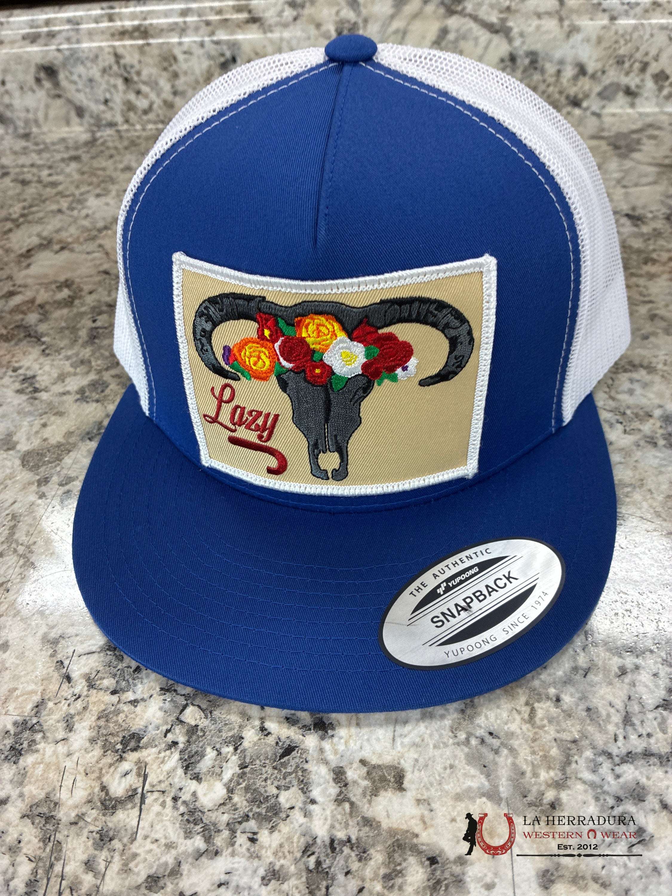 LAZY J CAPS DARK BLUE