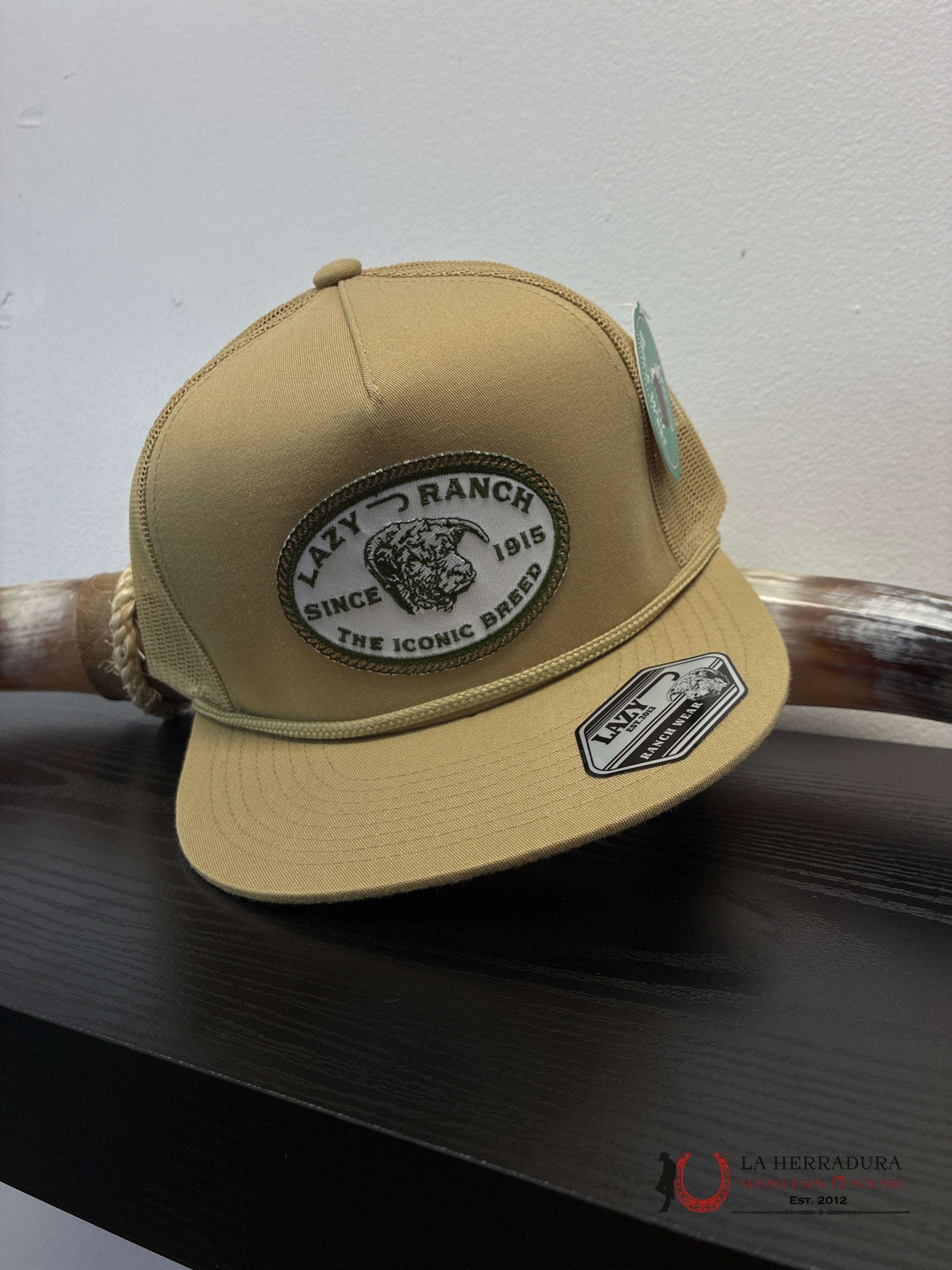 LAZY J CAPS TAN GREEN
