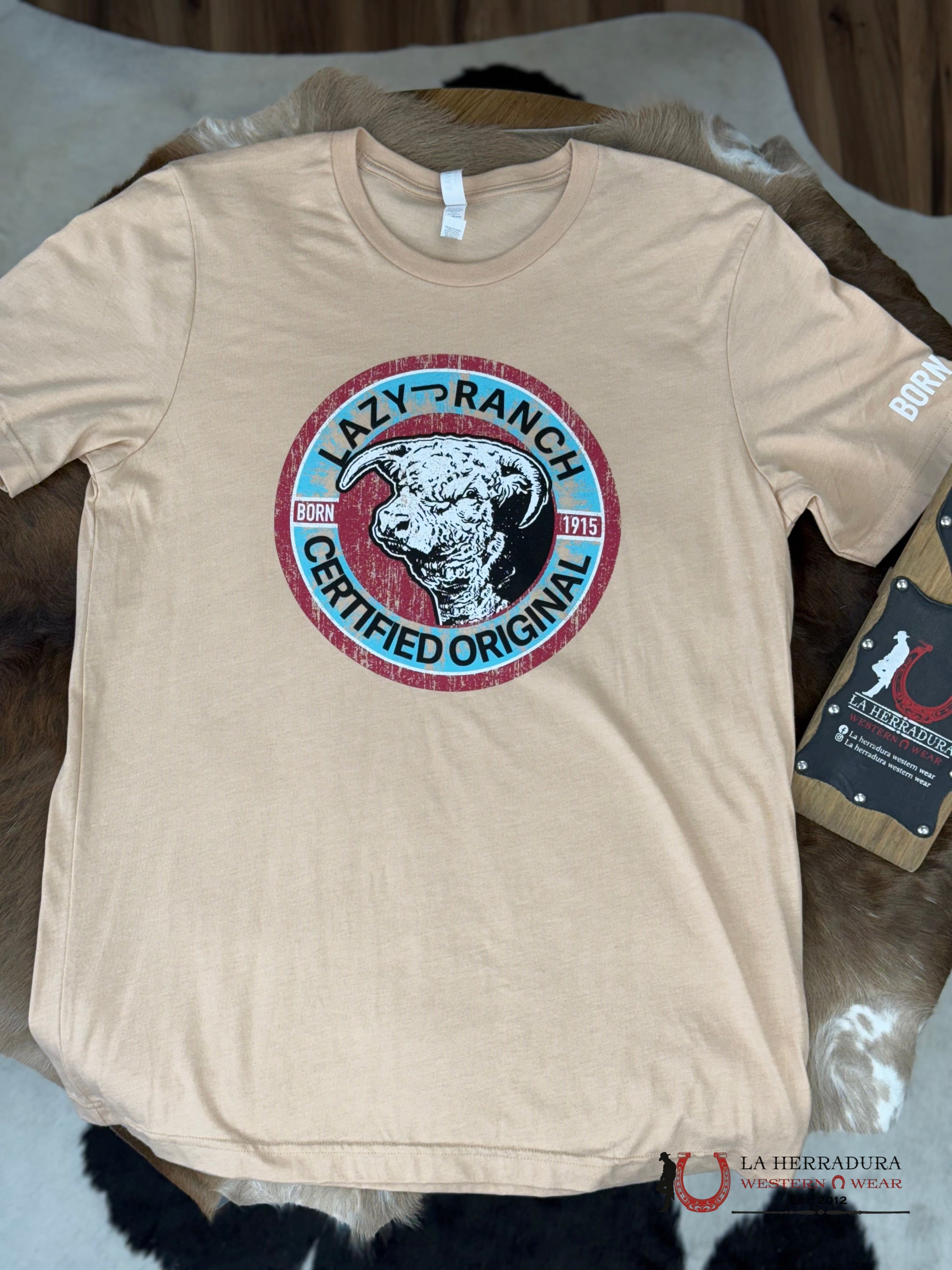 Lazy Ranch Tan Bull Ropa Hombres