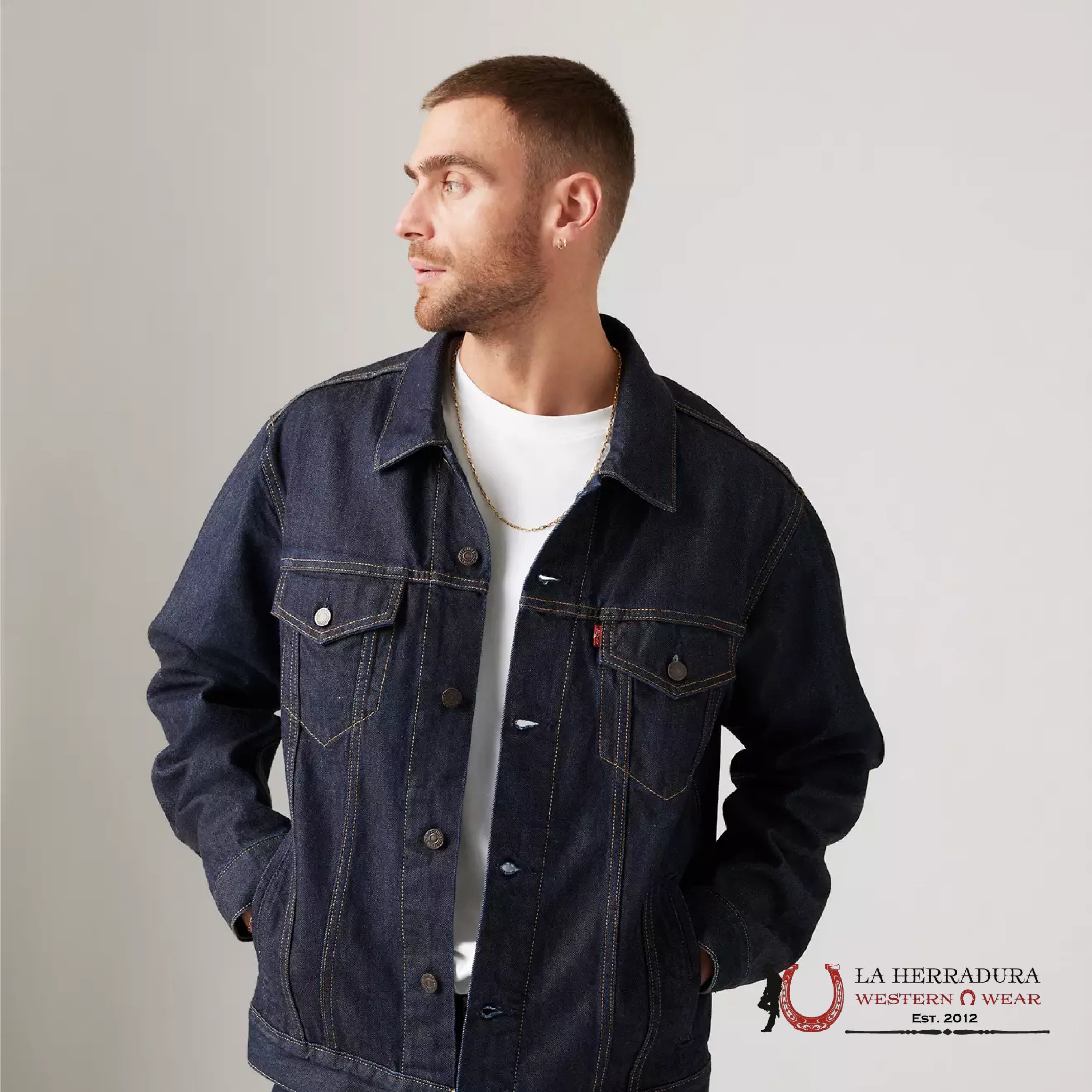Levi´s Super Dark Blue Trucker Jacket 134 Ropa Hombres