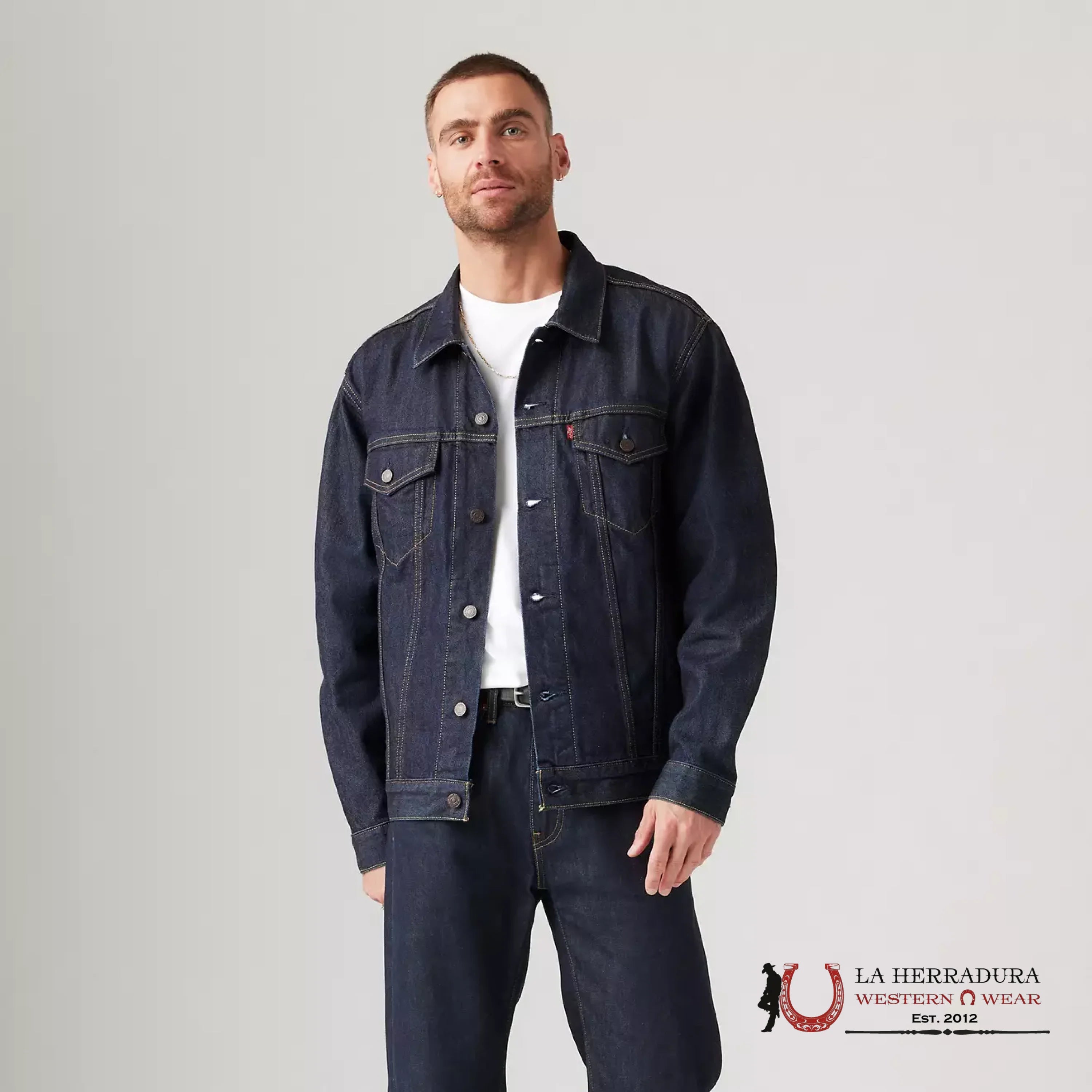 Levi´s Super Dark Blue Trucker Jacket 134 Ropa Hombres