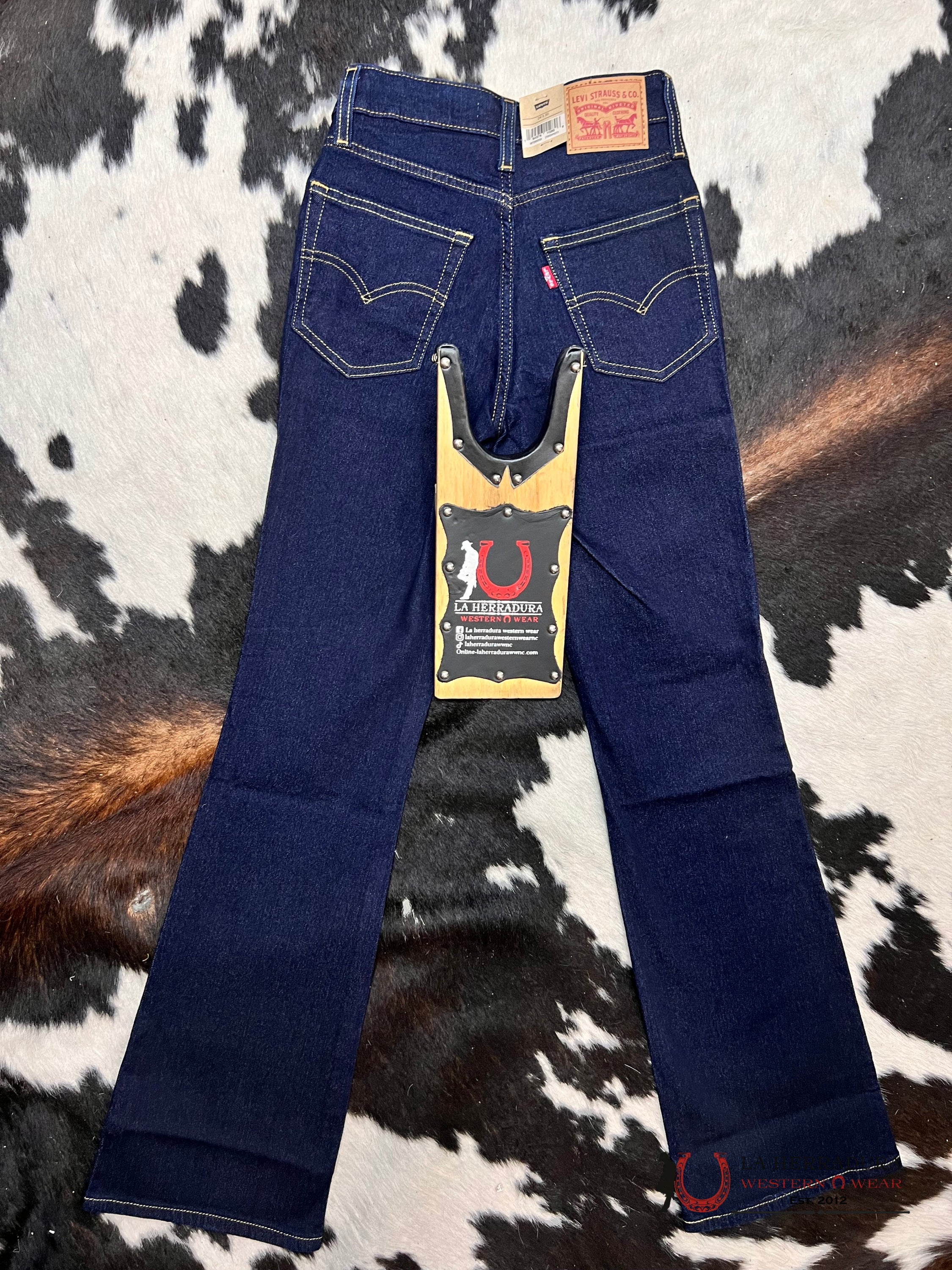 Levi’s 725 Stellar Stretch High-Rise Bootcut- Dark Wash Denim Ropa Mujeres