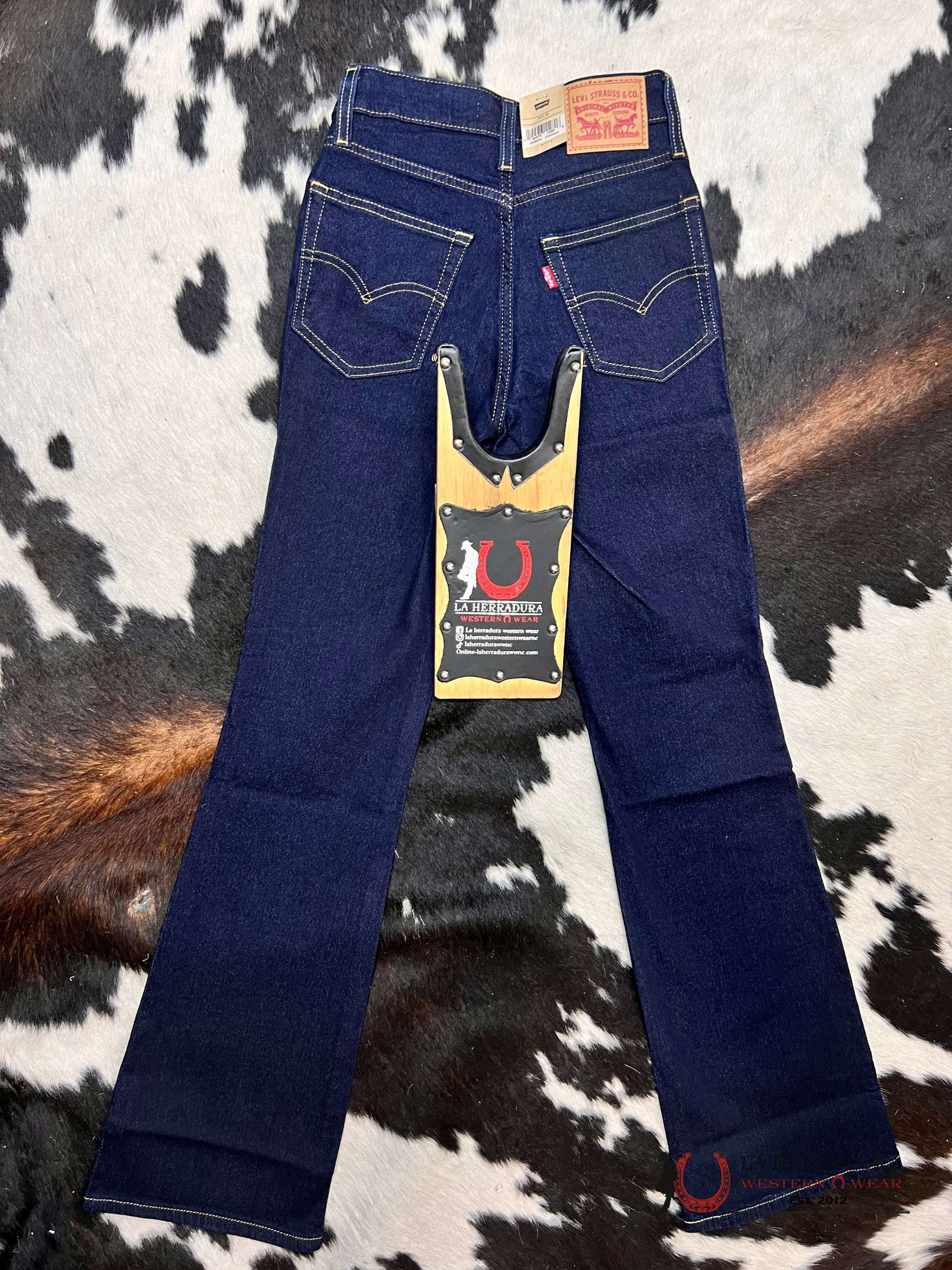 Levi’s 725 Stellar Stretch High-Rise Bootcut- Dark Wash Denim Ropa Mujeres