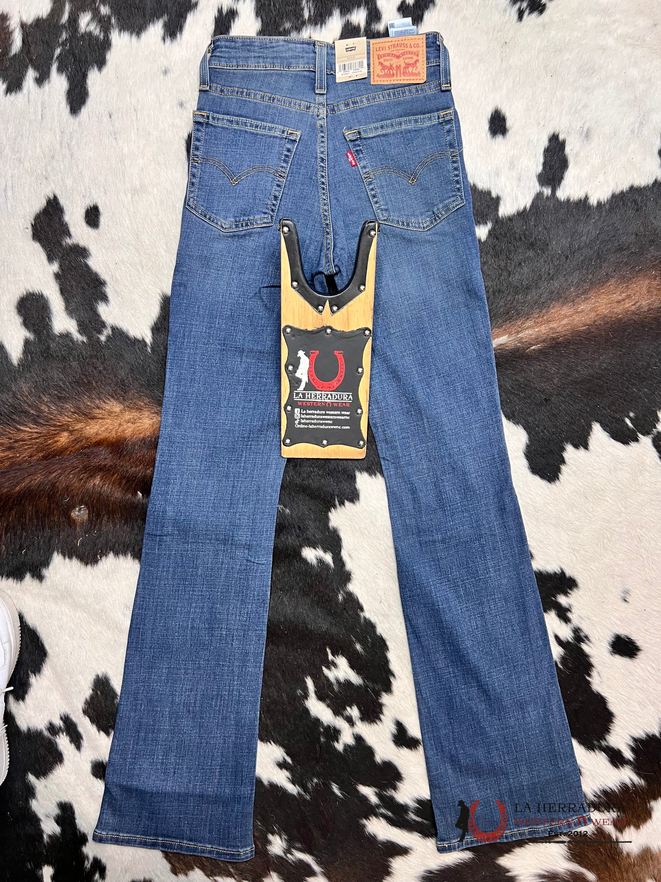 Levi’s 725 Stellar Stretch High-Rise Bootcut- Semi-Light Denim Ropa Mujeres