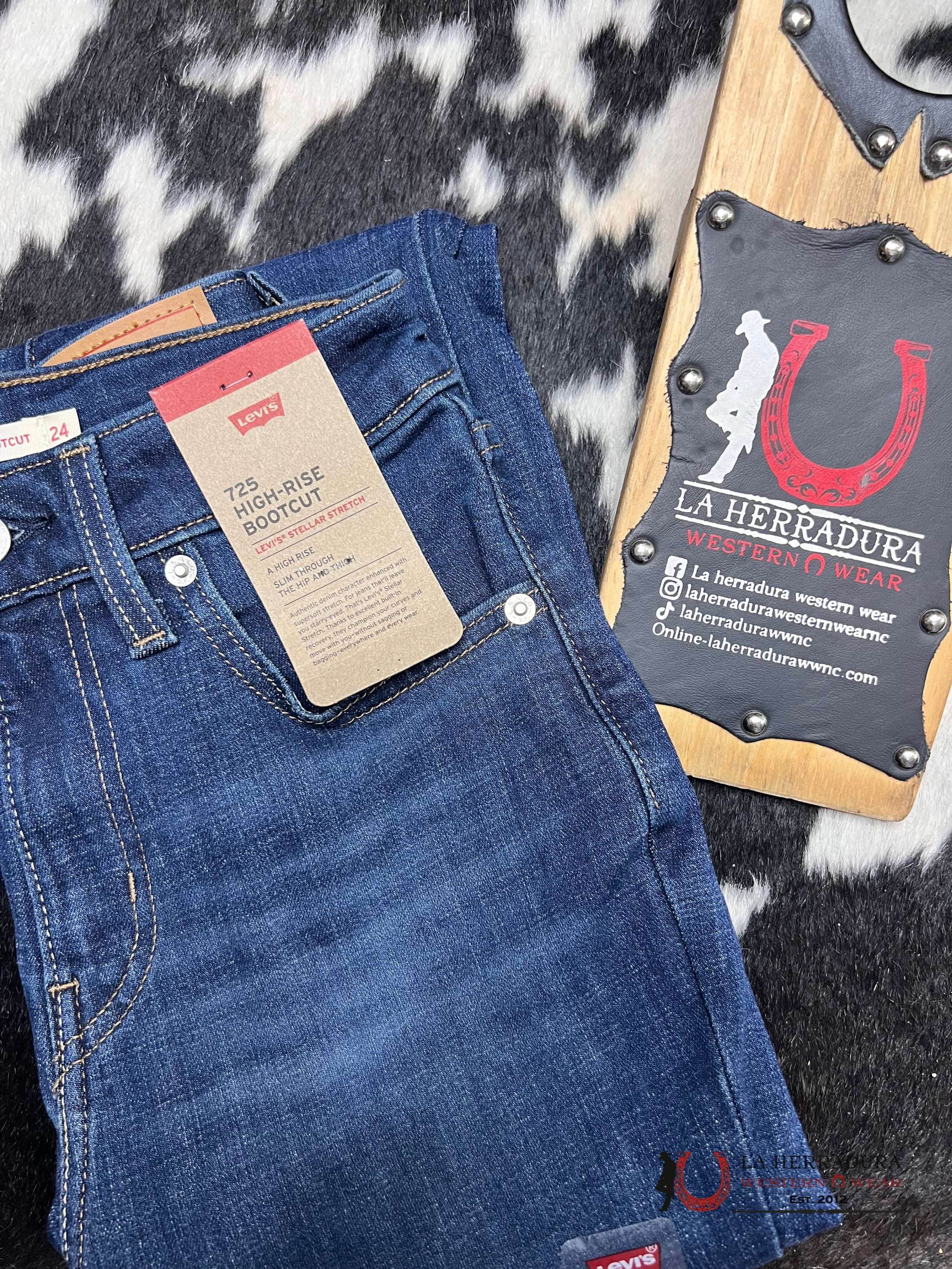 Levi’s 725 Strellar Stretch High Rise Bootcut- Denim Ropa Mujeres