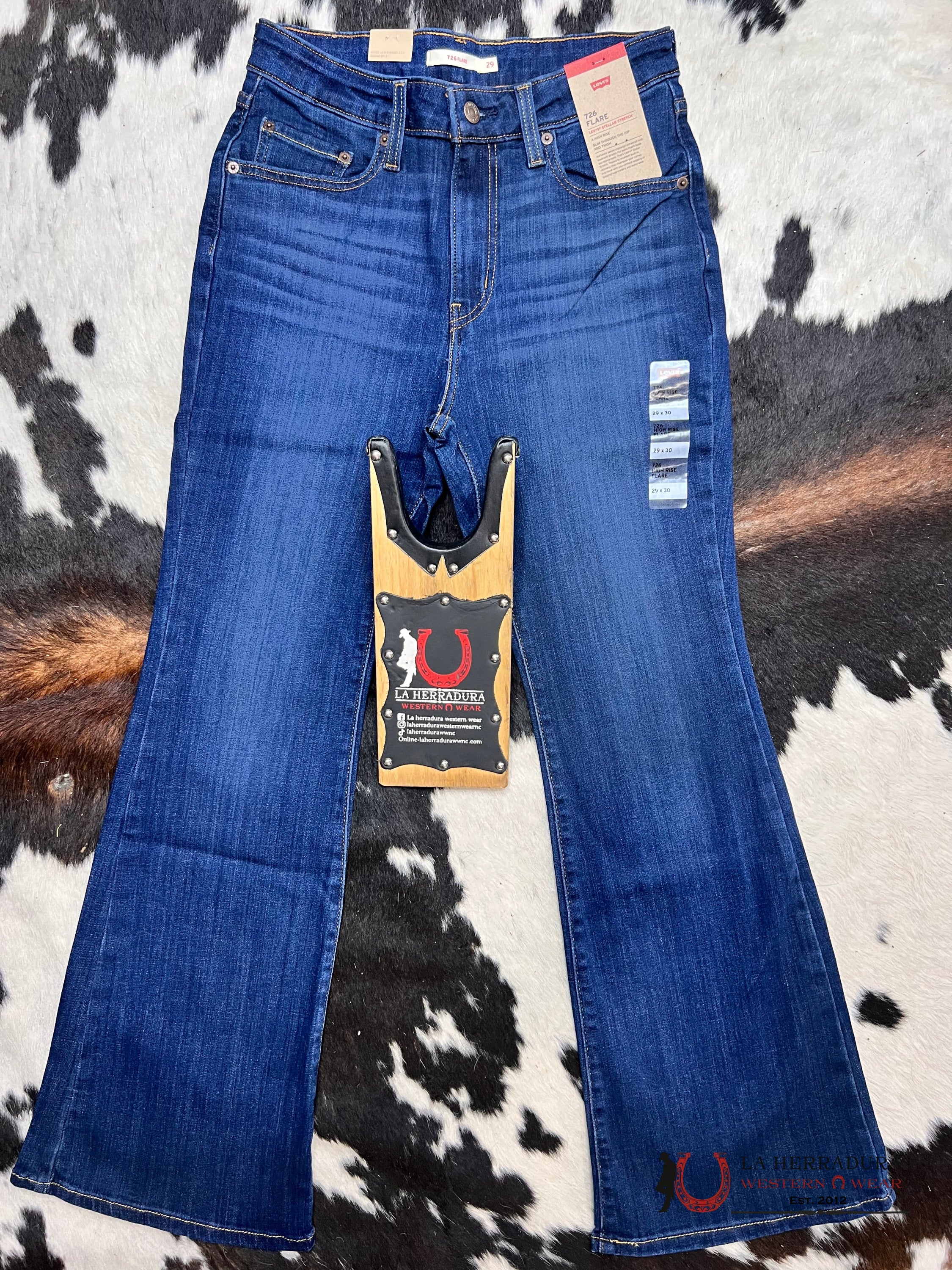 Levi’s 726 Stellar Stretch High-Rise Flare- Denim Ropa Mujeres