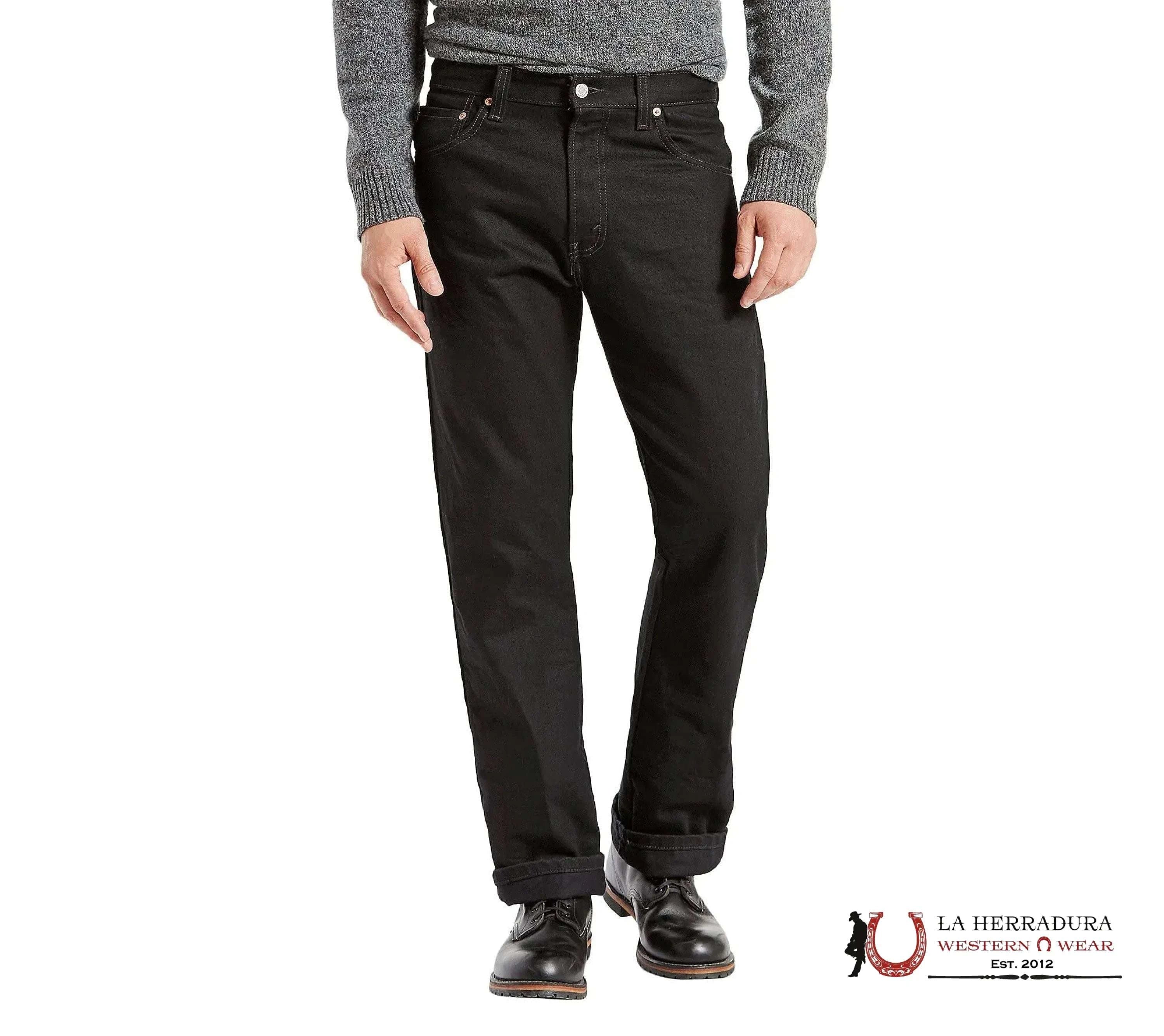 LEVI’S MENS 517 BOOTCUT BLACK JEANS ROPA HOMBRES
