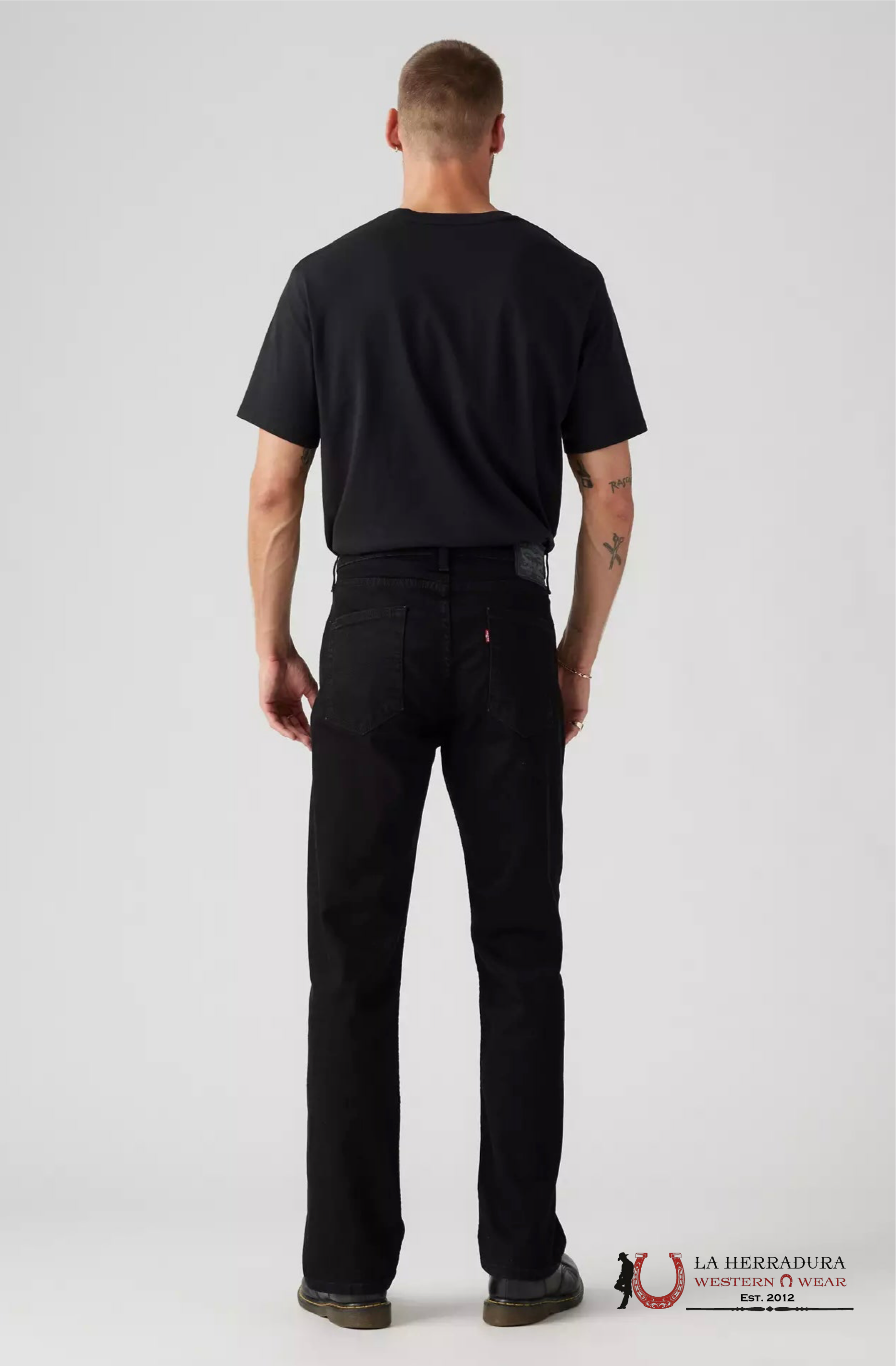 LEVI’S MENS 517 BOOTCUT BLACK JEANS ROPA HOMBRES