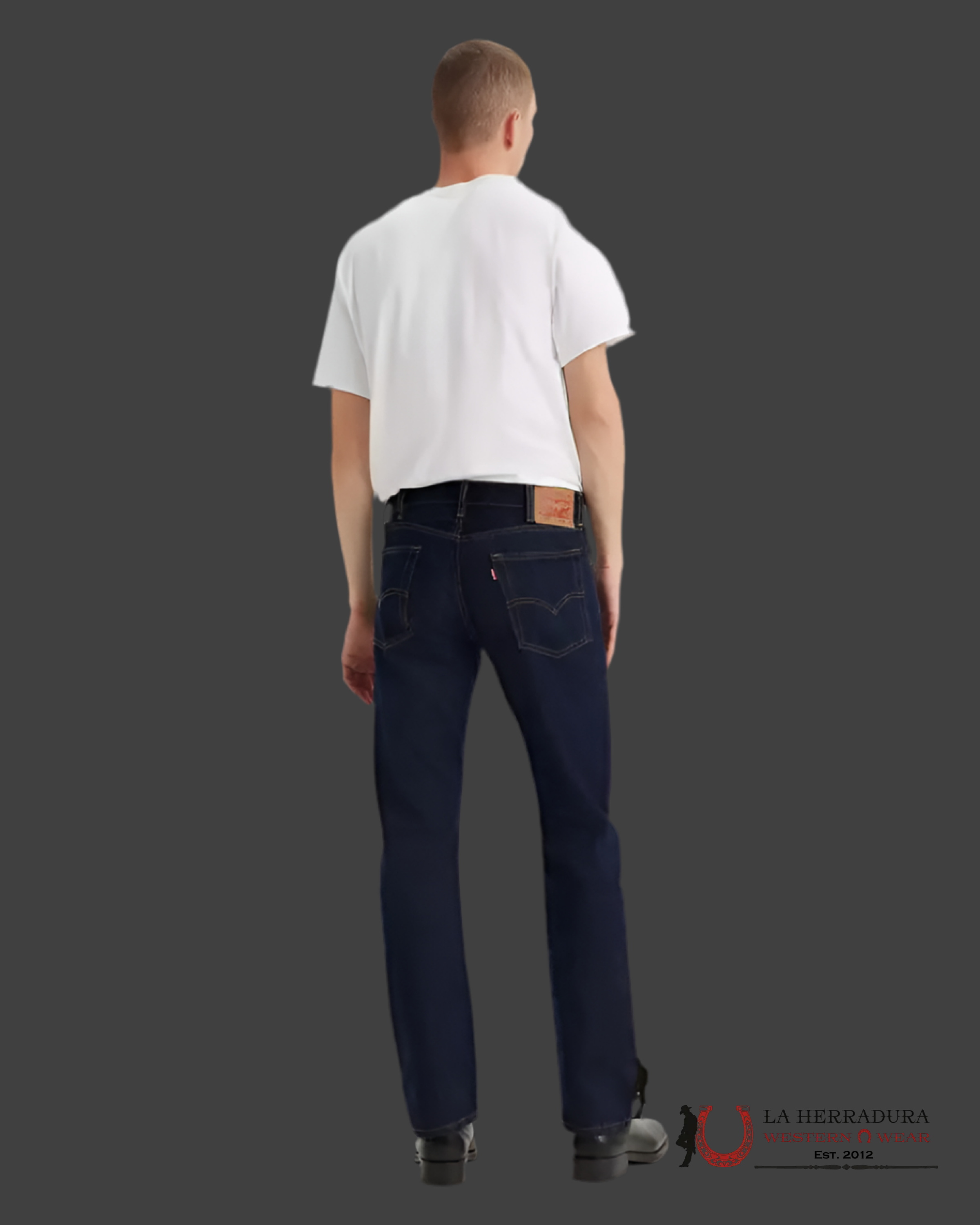 LEVI’S MEN’S 517 BOOTCUT DARK DENIM JEANS ROPA HOMBRES