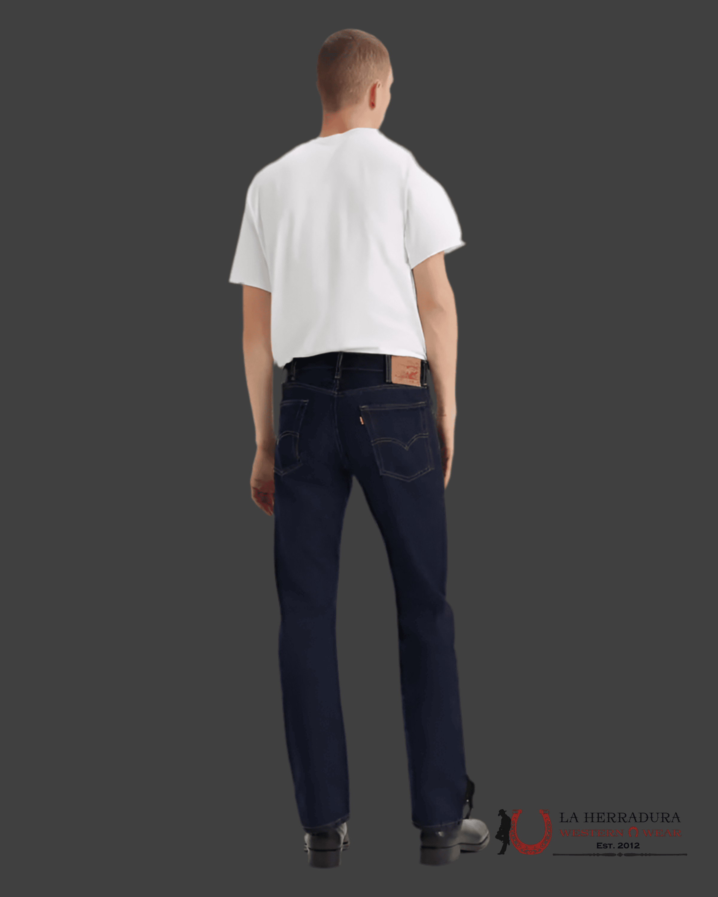 LEVI’S MEN’S 517 BOOTCUT DARK DENIM JEANS ROPA HOMBRES