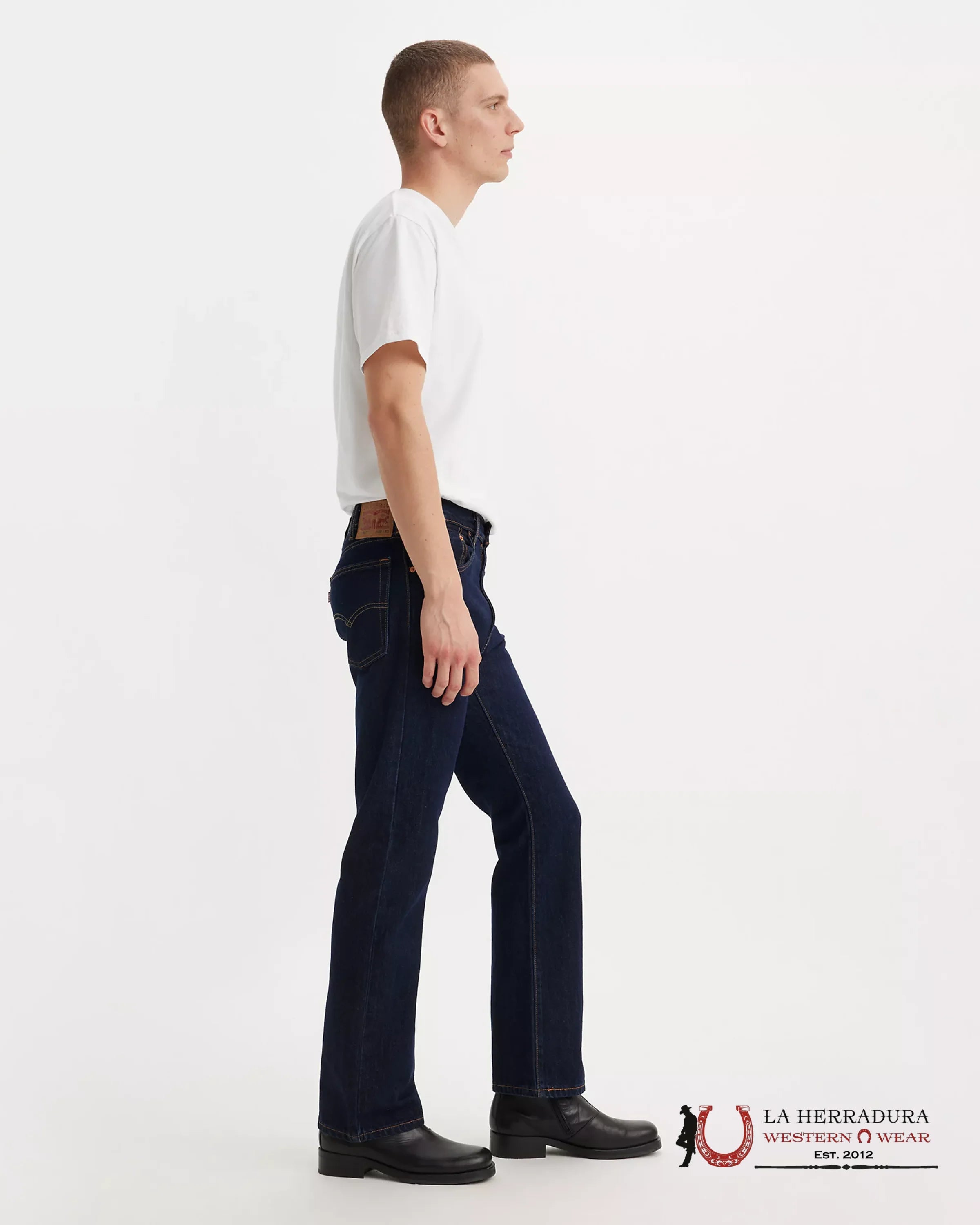 LEVI’S MEN’S 517 BOOTCUT DARK DENIM JEANS ROPA HOMBRES