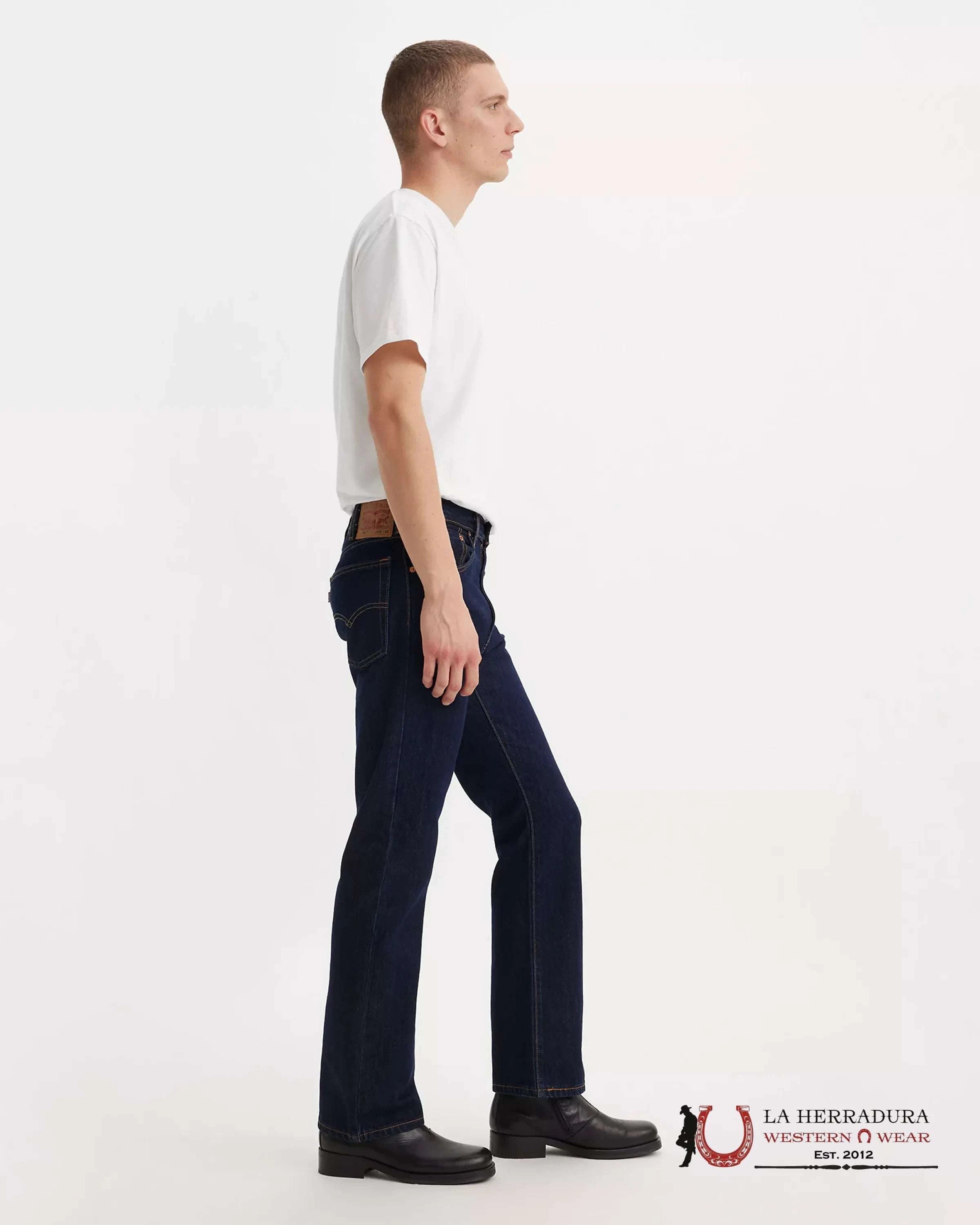 LEVI’S MEN’S 517 BOOTCUT DARK DENIM JEANS ROPA HOMBRES