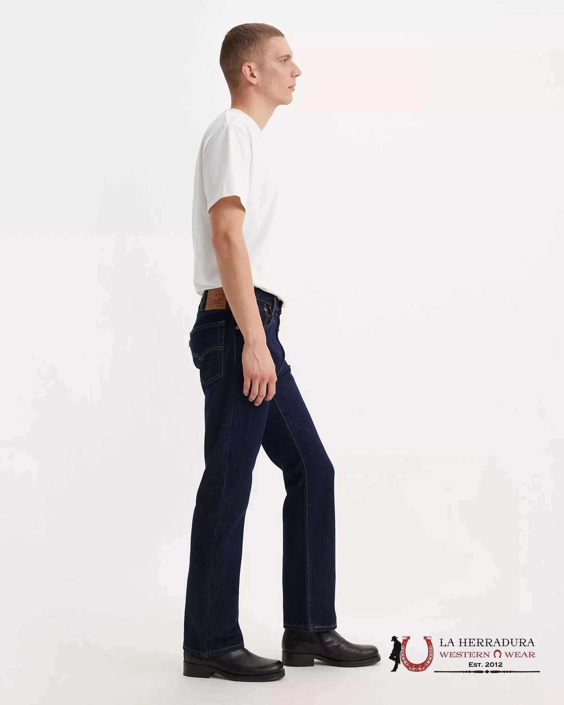 LEVI’S MEN’S 517 BOOTCUT DARK DENIM JEANS ROPA HOMBRES