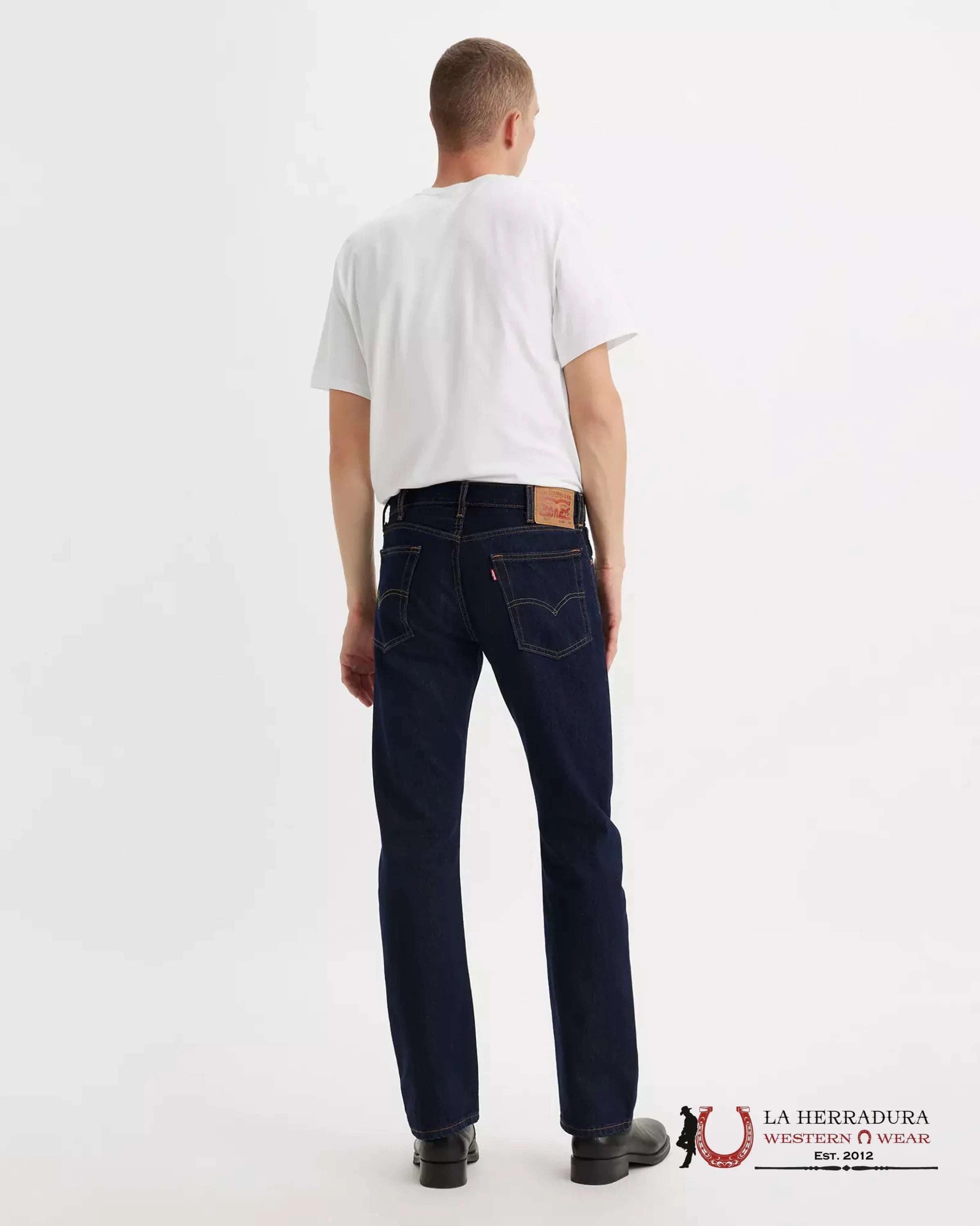 LEVI’S MEN’S 517 BOOTCUT DARK DENIM JEANS ROPA HOMBRES