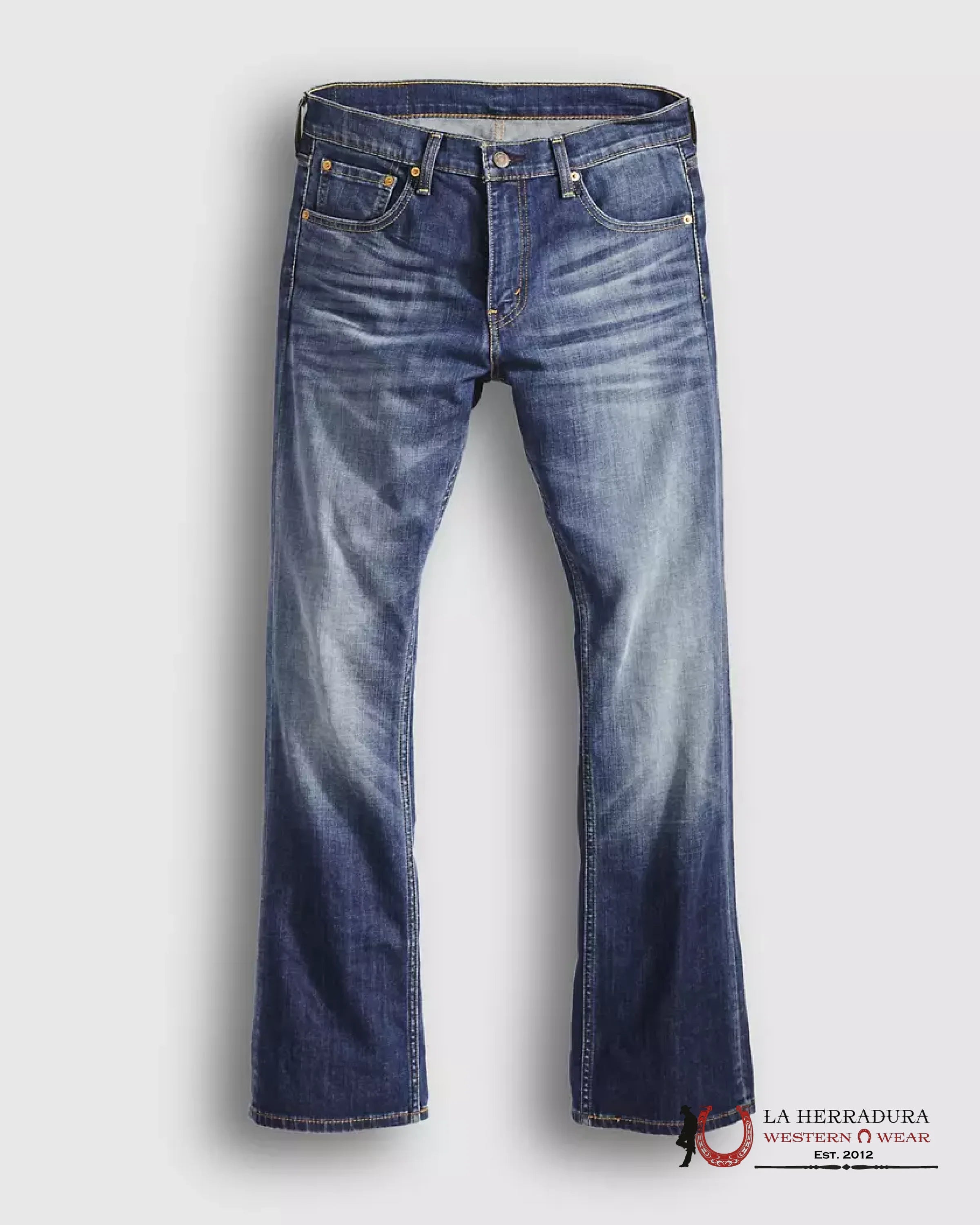 LEVI’S MENS 527 SLIM BOOT CUT JEANS 055270489 ROPA HOMBRES