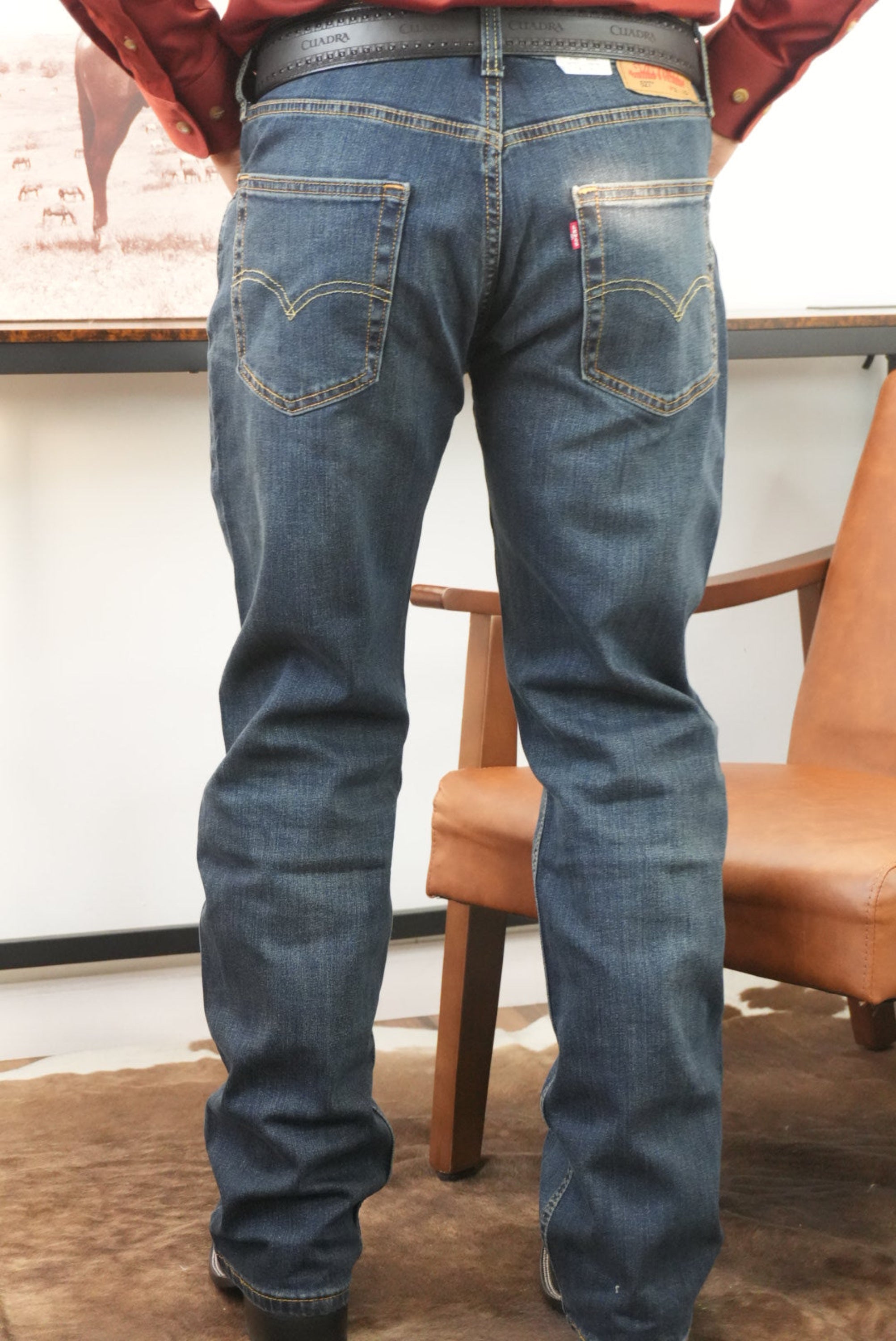 LEVI’S MENS 527 SLIM BOOT CUT JEANS ROPA HOMBRES