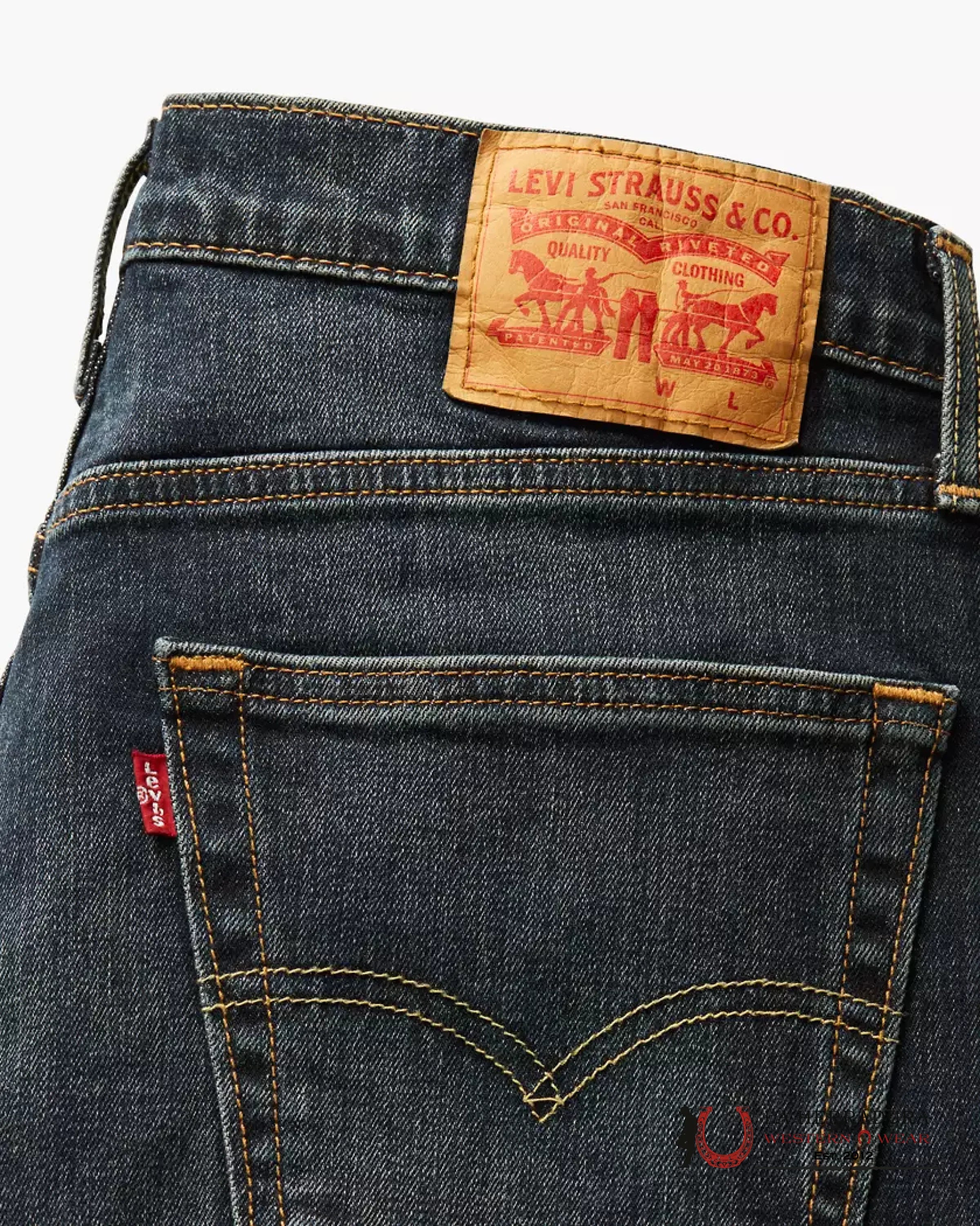 LEVI’S MENS 527 SLIM BOOTCUT STRETCH JEANS - 055270734 ROPA HOMBRES