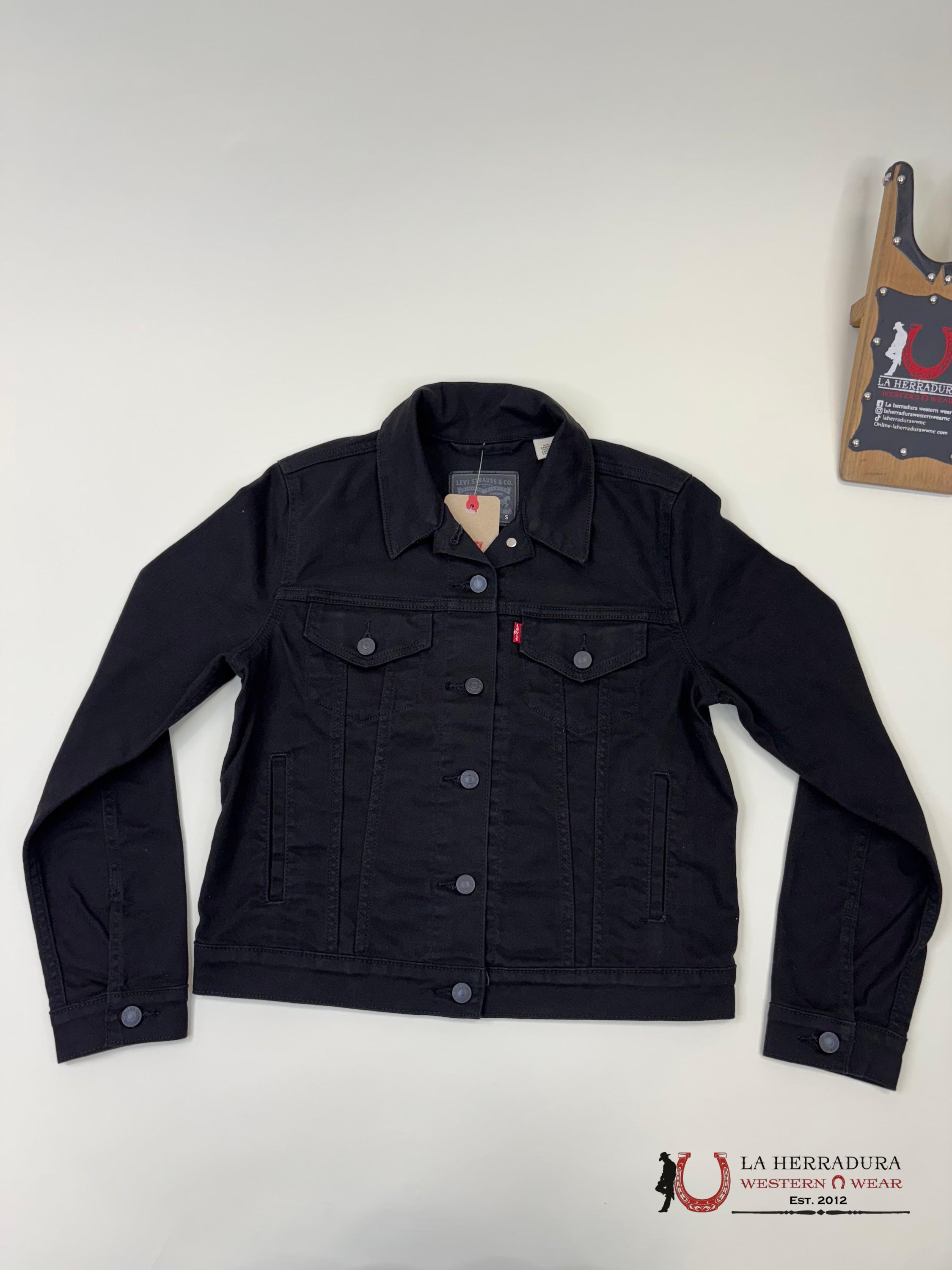 Levi’s Original Black Trucker Jacket Ladies Ropa Mujeres