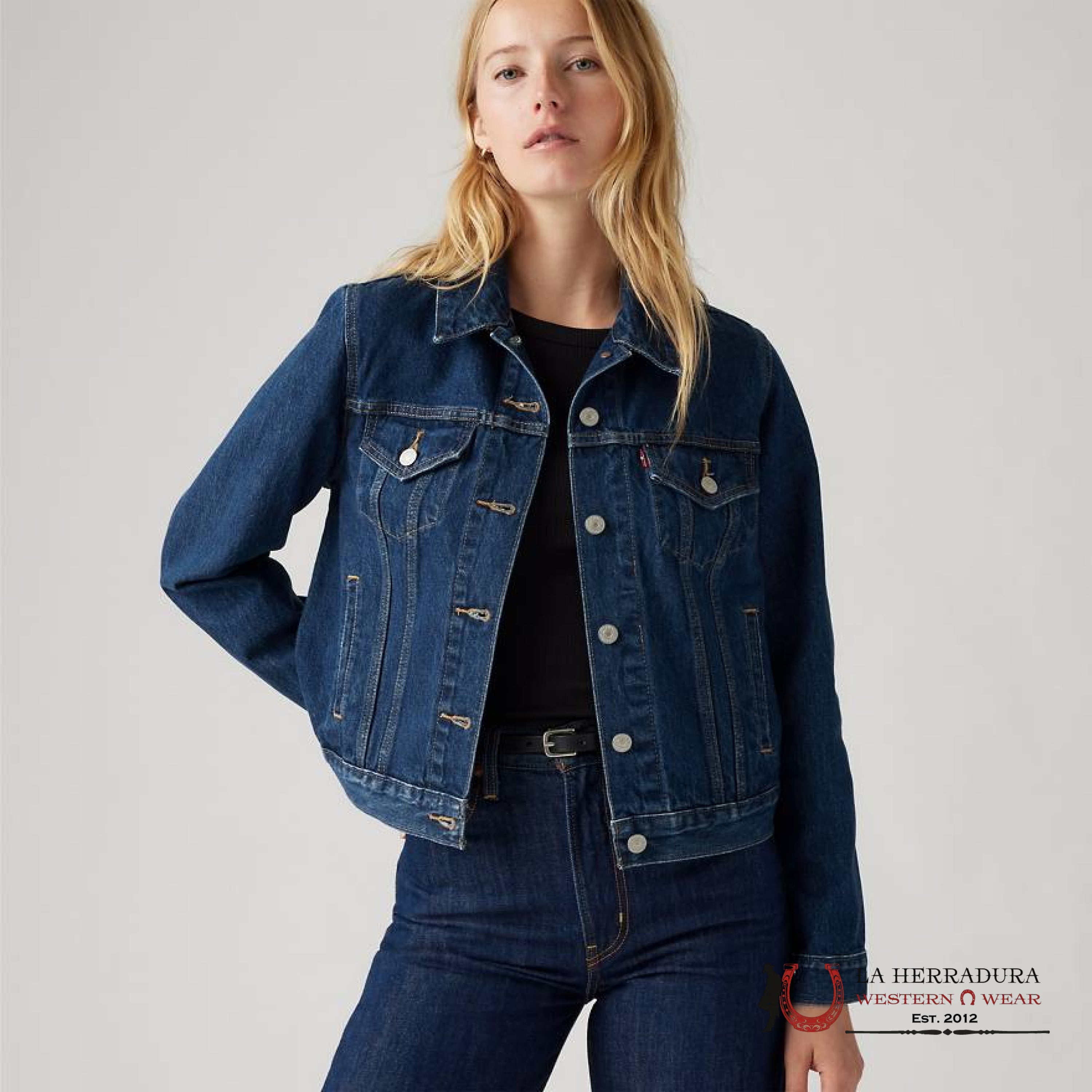 Levi’s Original Trucker Jacket Deep Blue Ladies Ropa Mujeres