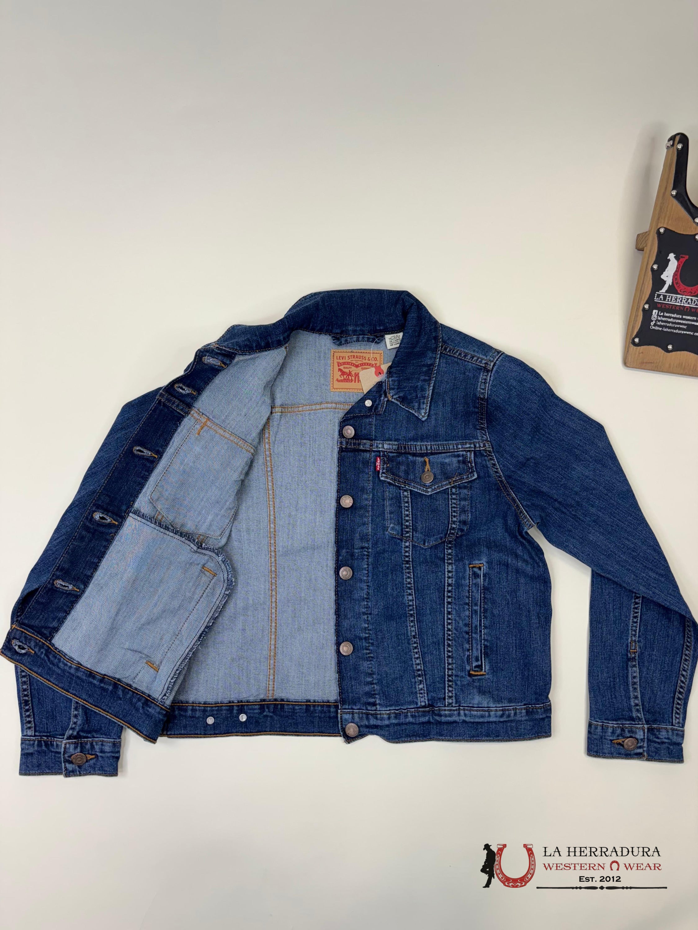 Levi’s Original Trucker Jacket Deep Blue Ladies Ropa Mujeres