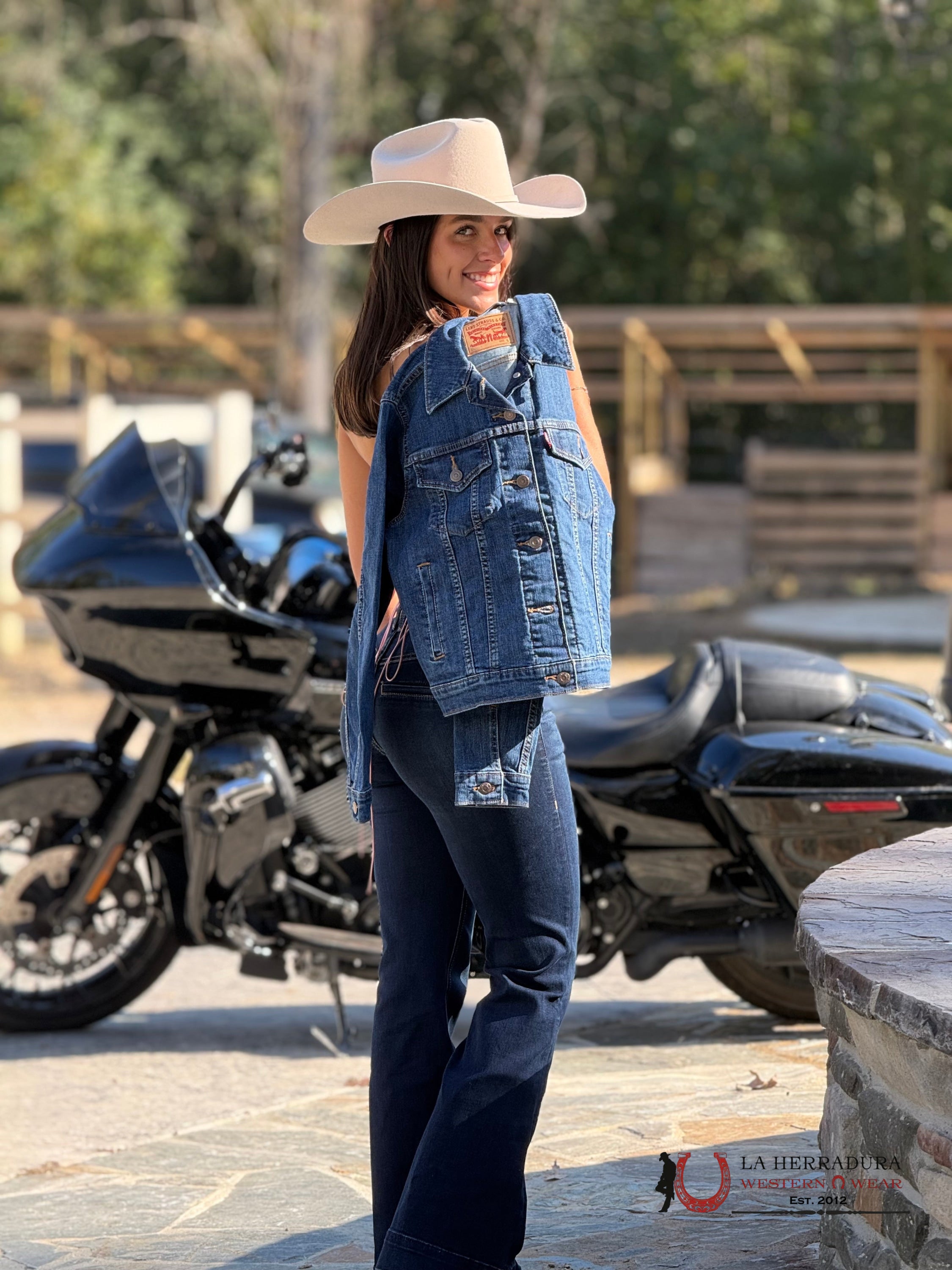 Levi’s Original Trucker Jacket Deep Blue Ladies Ropa Mujeres