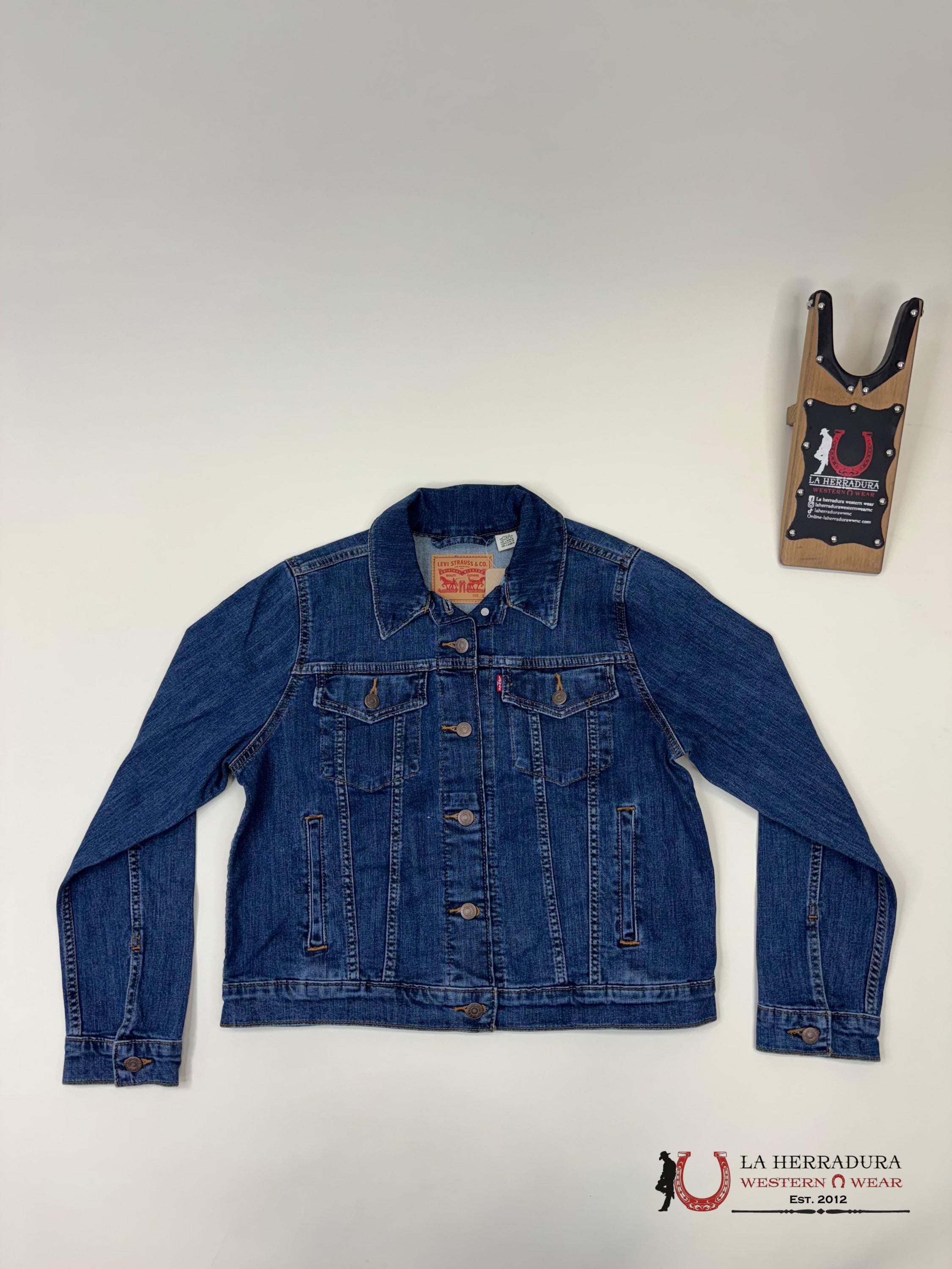 Levi’s Original Trucker Jacket Deep Blue Ladies Ropa Mujeres