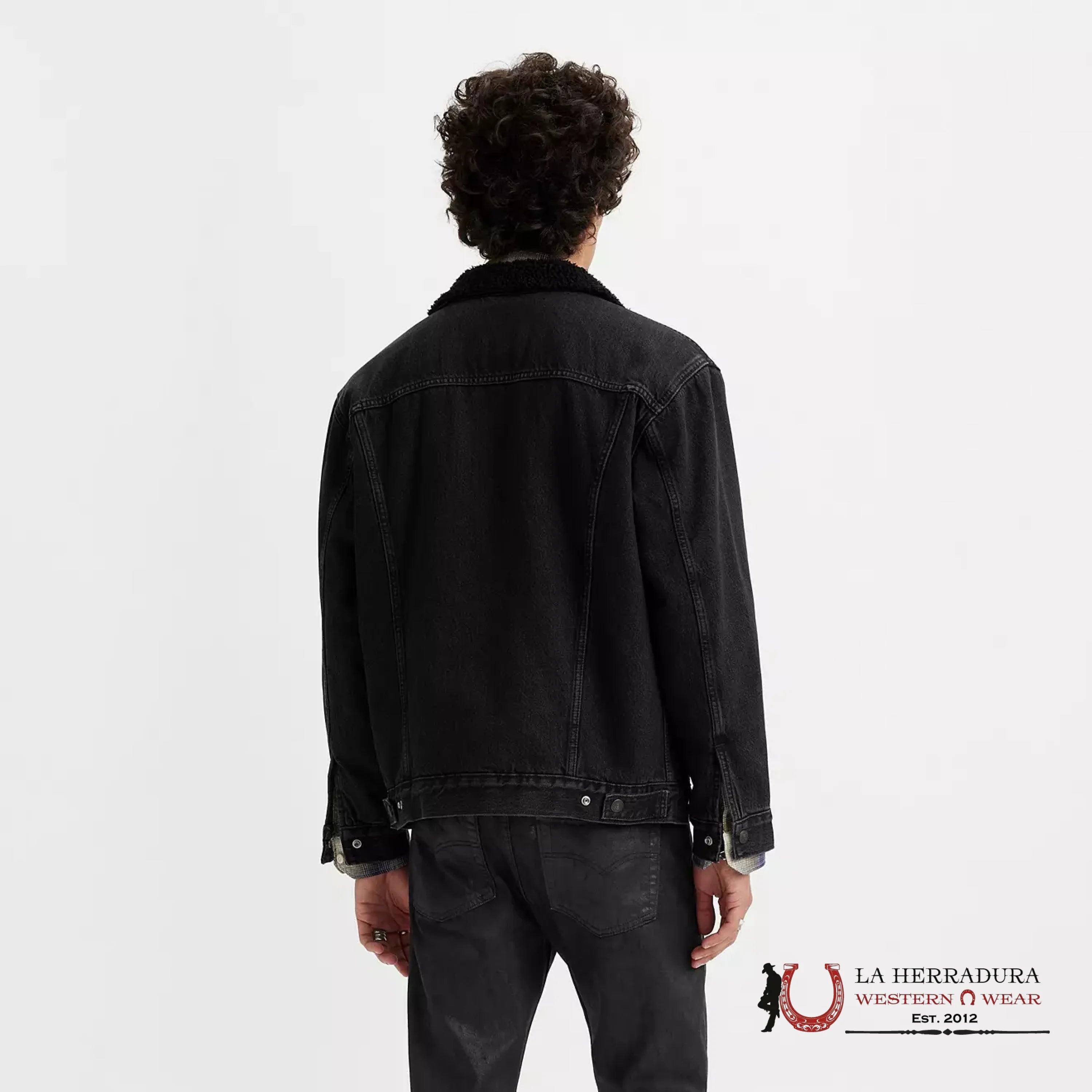 Levi´s Type Iii Sherpa Black Trucker Jacket Ropa Hombres