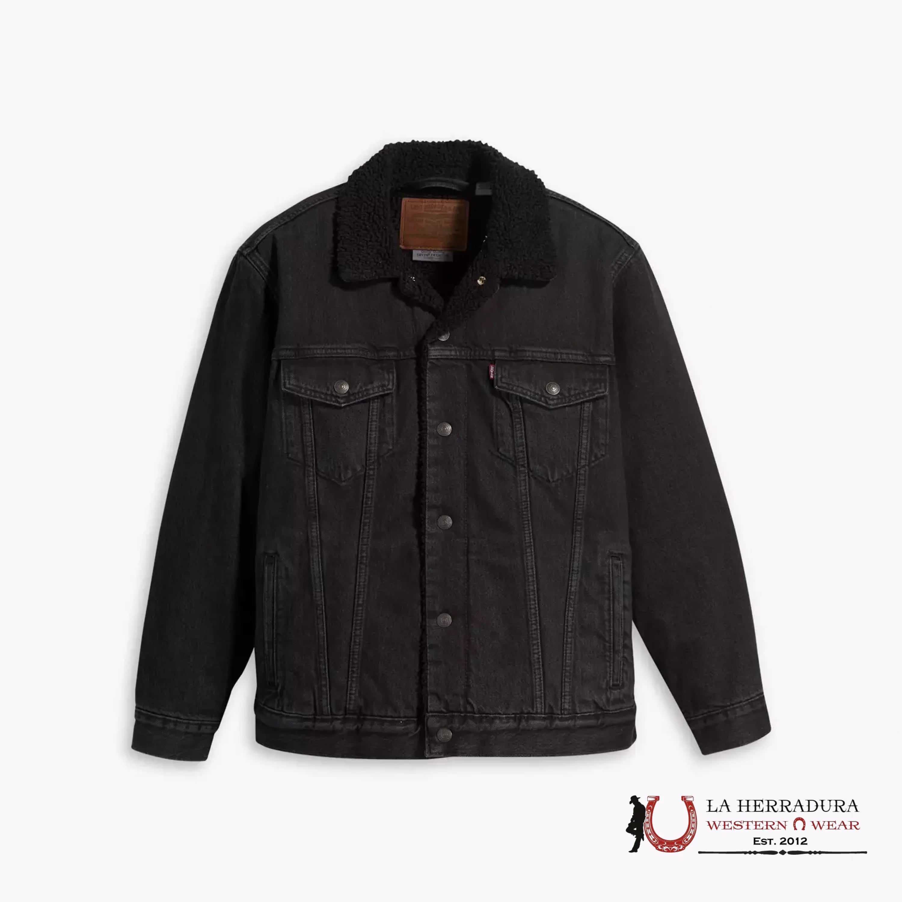 Levi´s Type Iii Sherpa Black Trucker Jacket Ropa Hombres