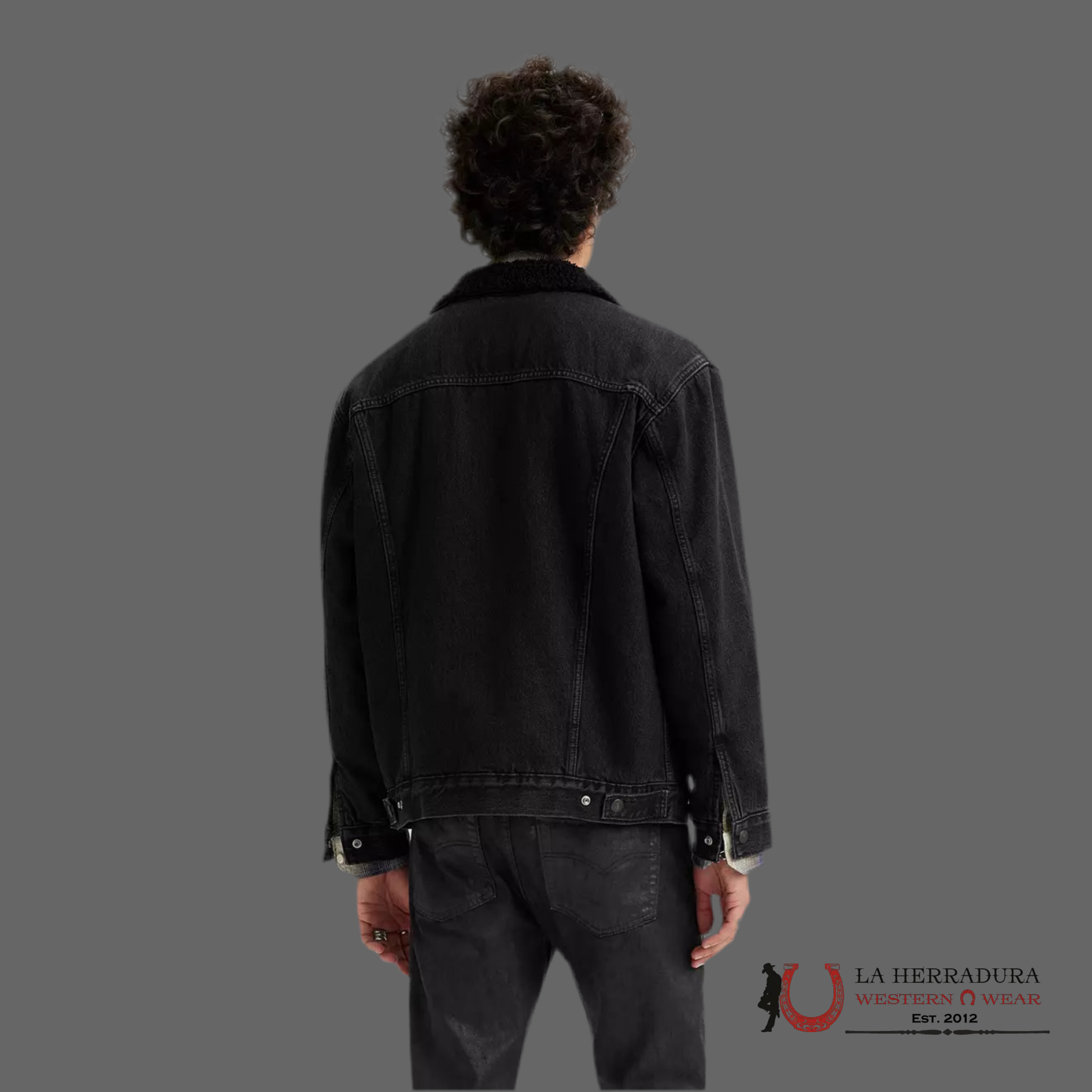 Levi´s Type Iii Sherpa Black Trucker Jacket Ropa Hombres