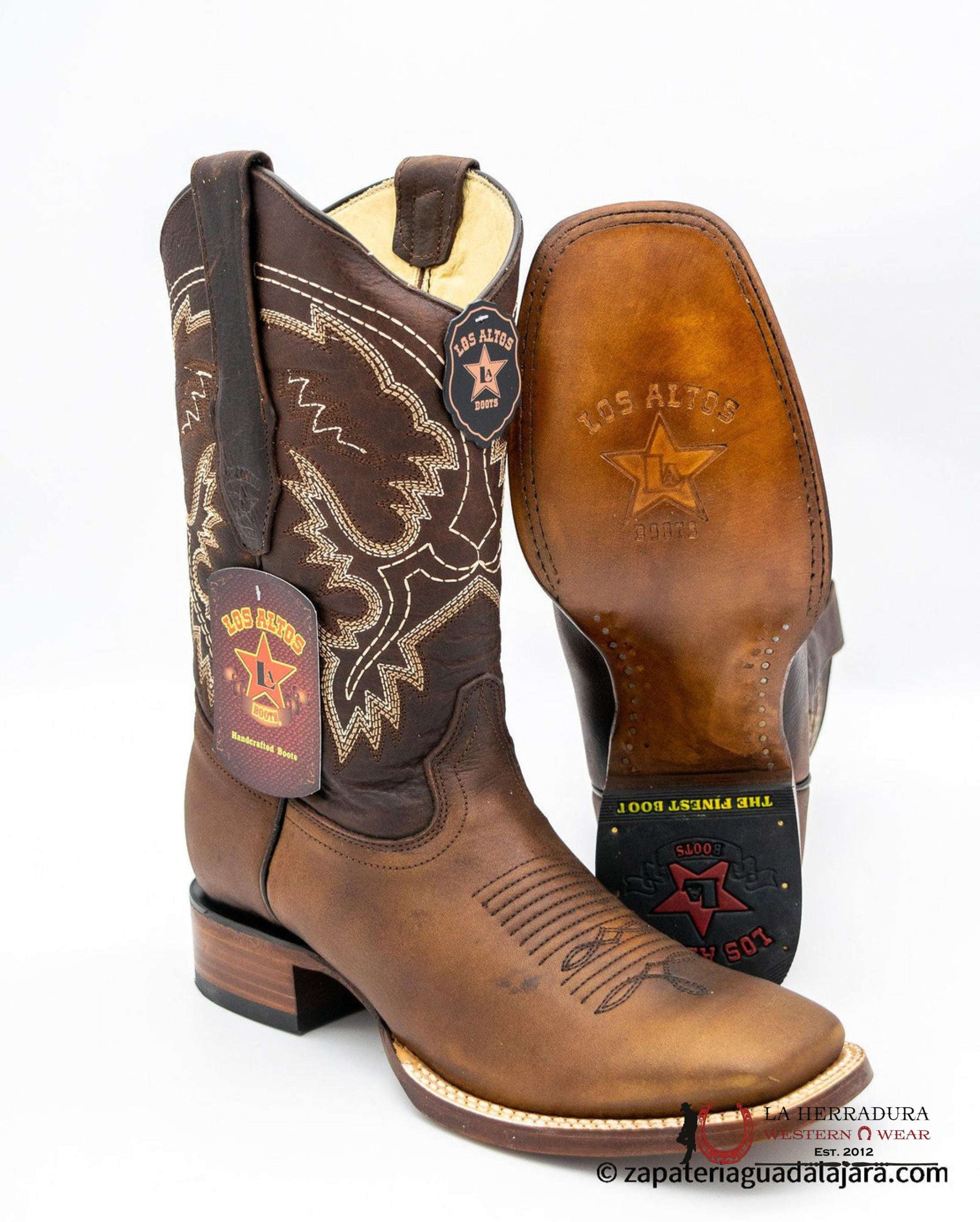 Los Altos MEN WIDE SQUARE TOE RAGE WALNUT -8229940 BOTAS HOMBRES