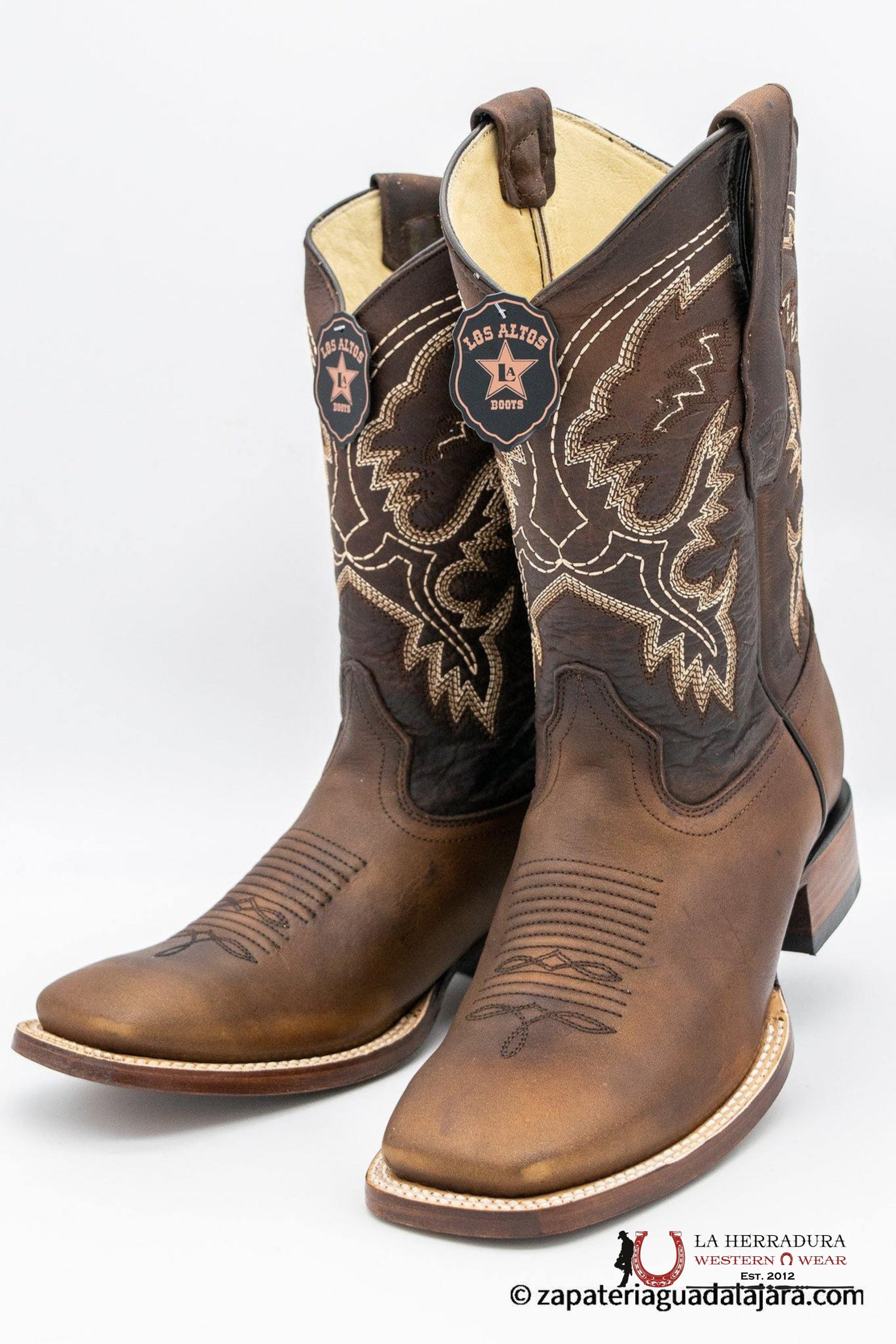 Los Altos MEN WIDE SQUARE TOE RAGE WALNUT -8229940 BOTAS HOMBRES