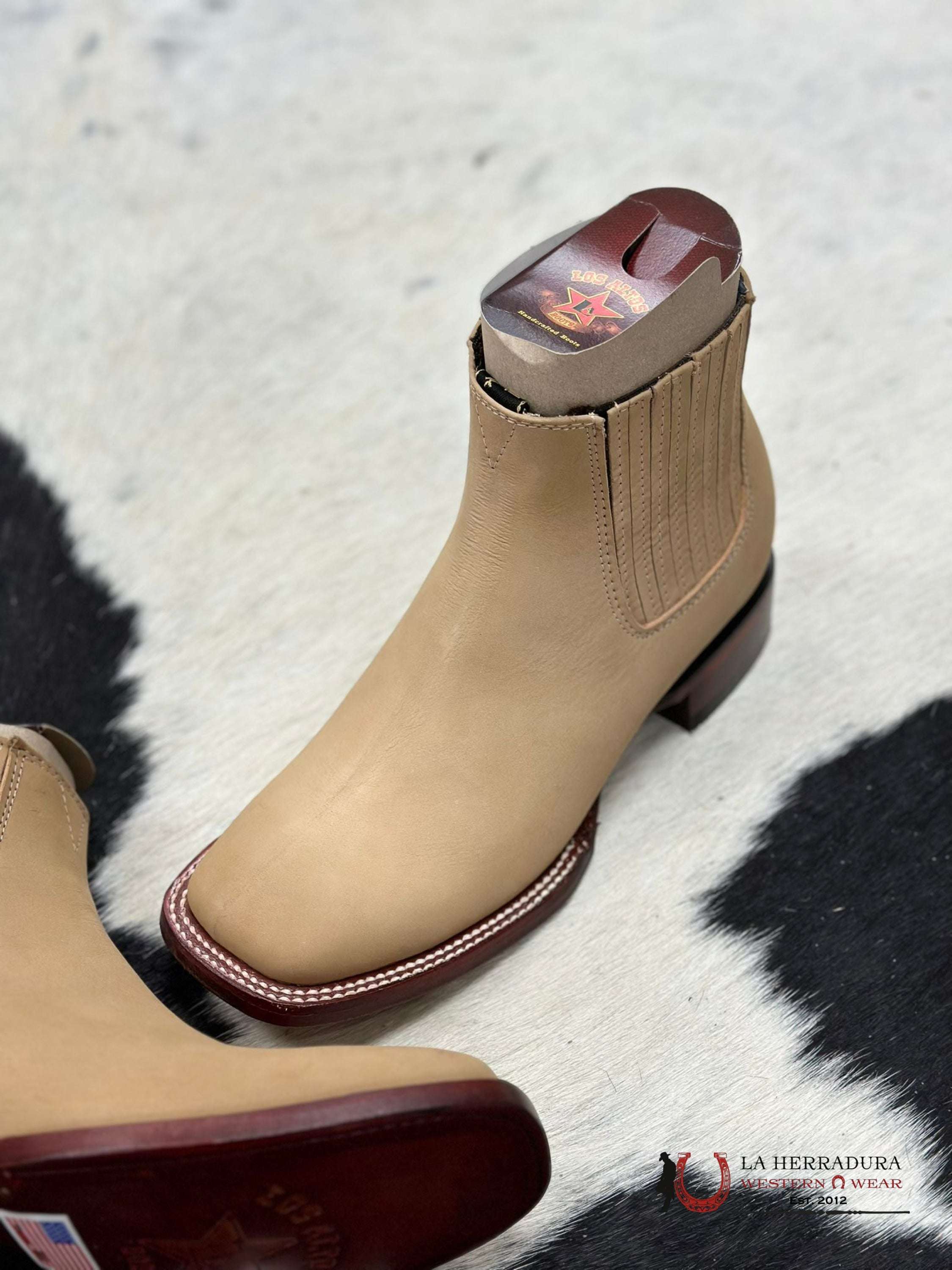 Los Altos Men’s Square Toe Botines Oryx Botas Hombres