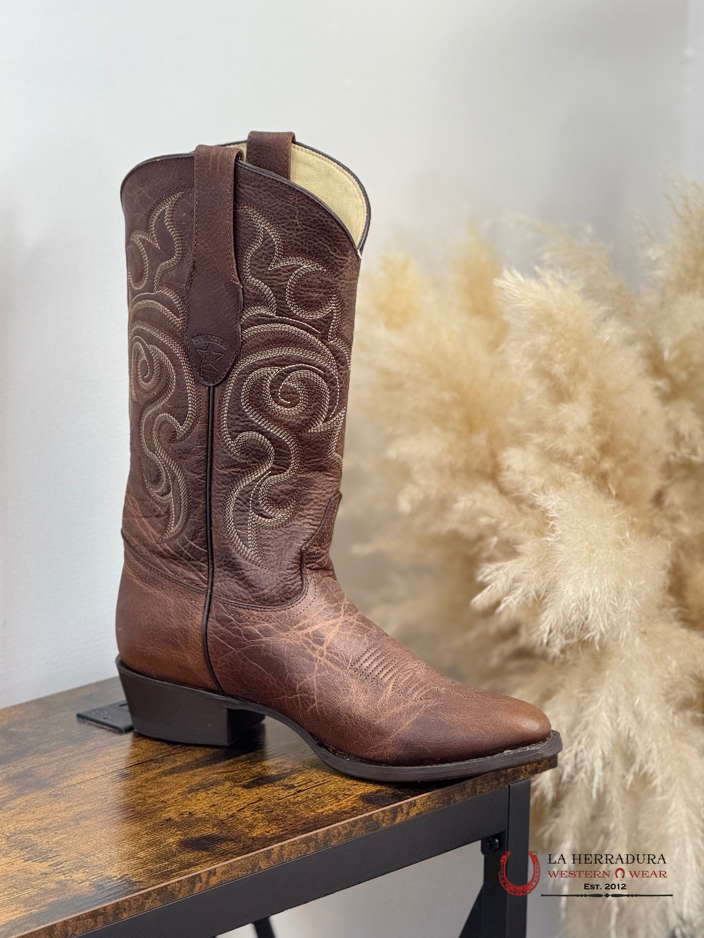 LOS ALTOS ROUND TOE RAGE WALNUT SQ. TOE -659940 BOTAS HOMBRES