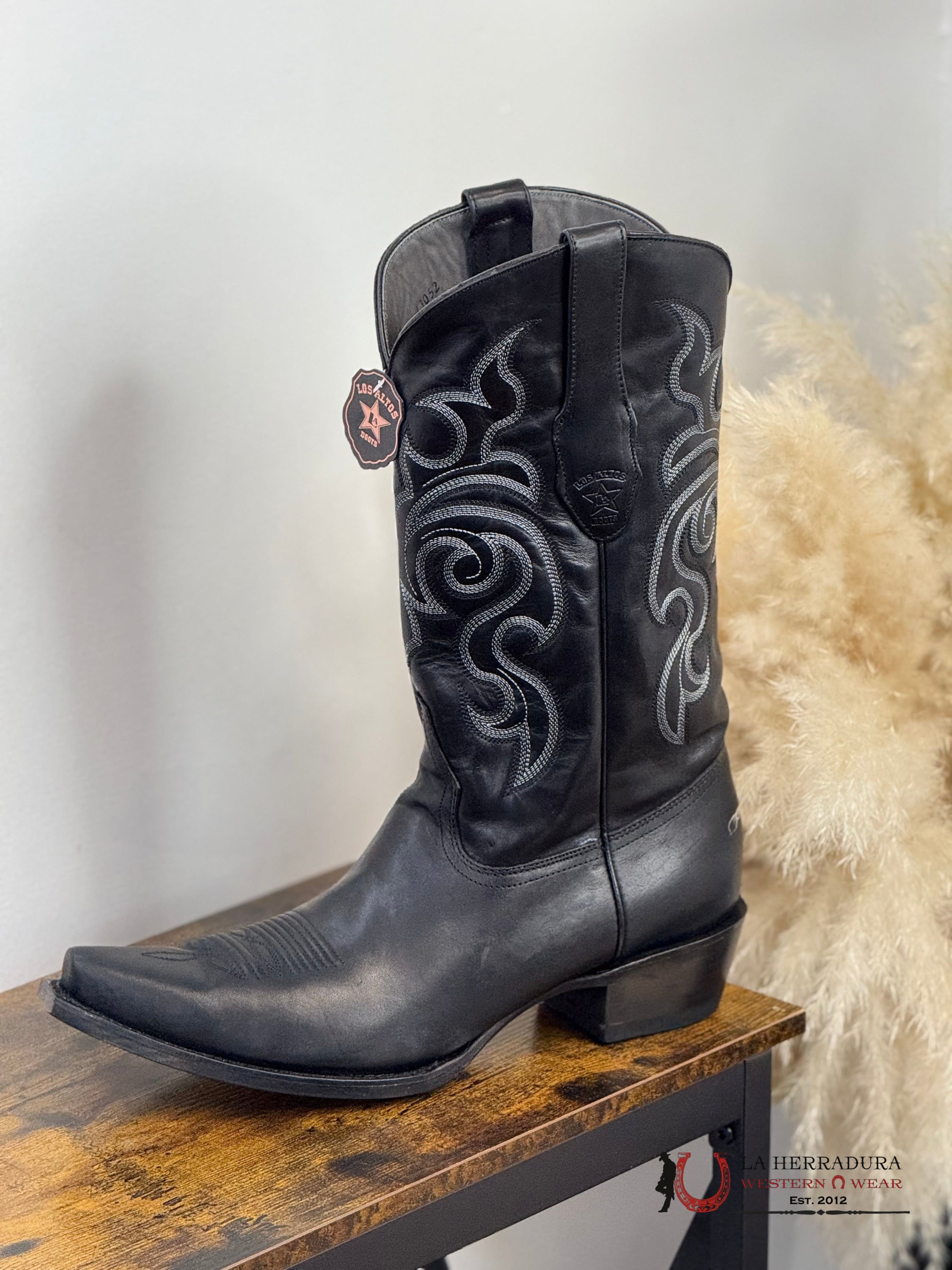 LOS ALTOS SNIP TOE PULL UP BLACK -943805 BOTAS HOMBRES