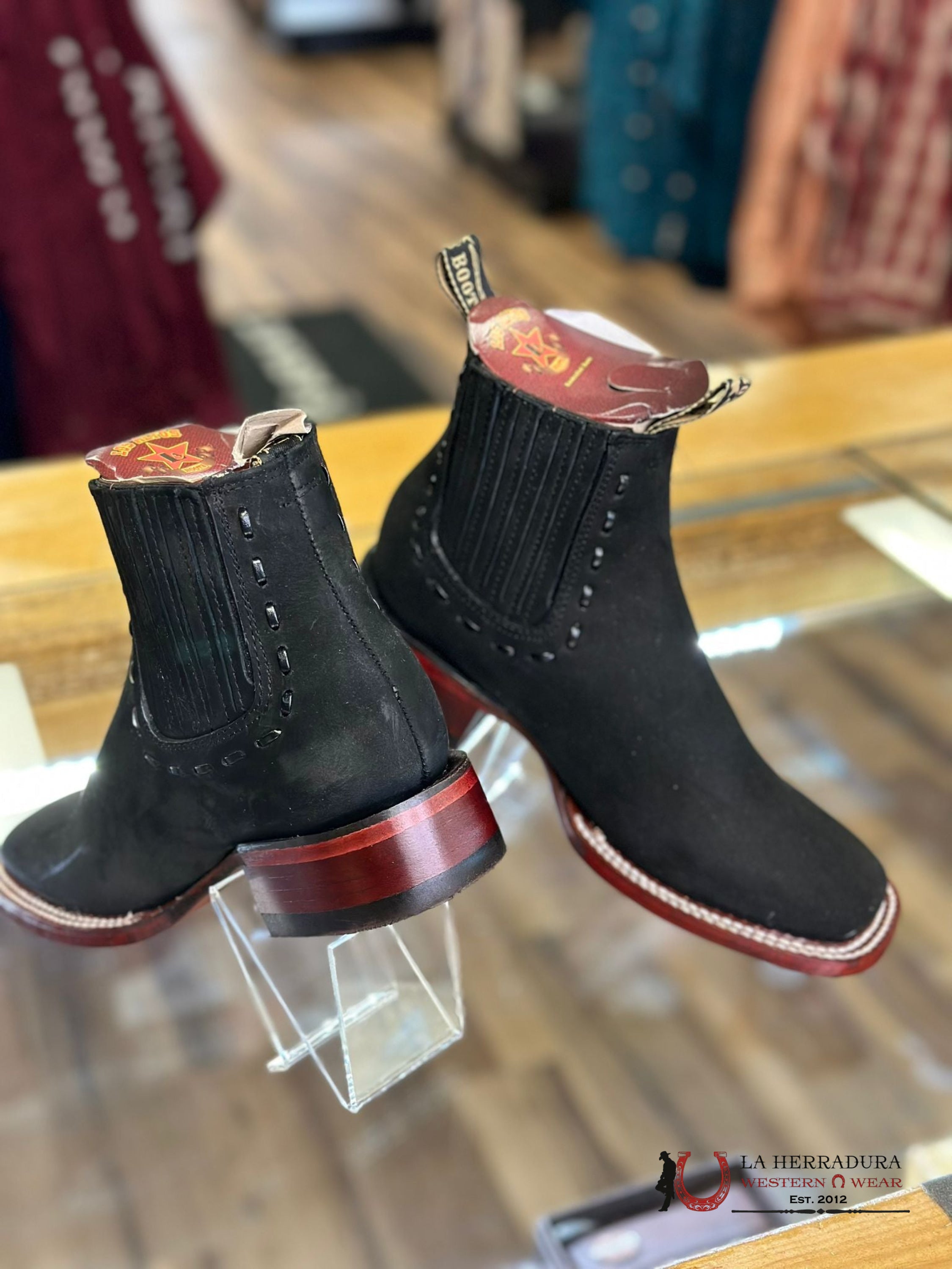 Los Altos Women’s Short Nobuck Black 32B6305 Botas Mujeres