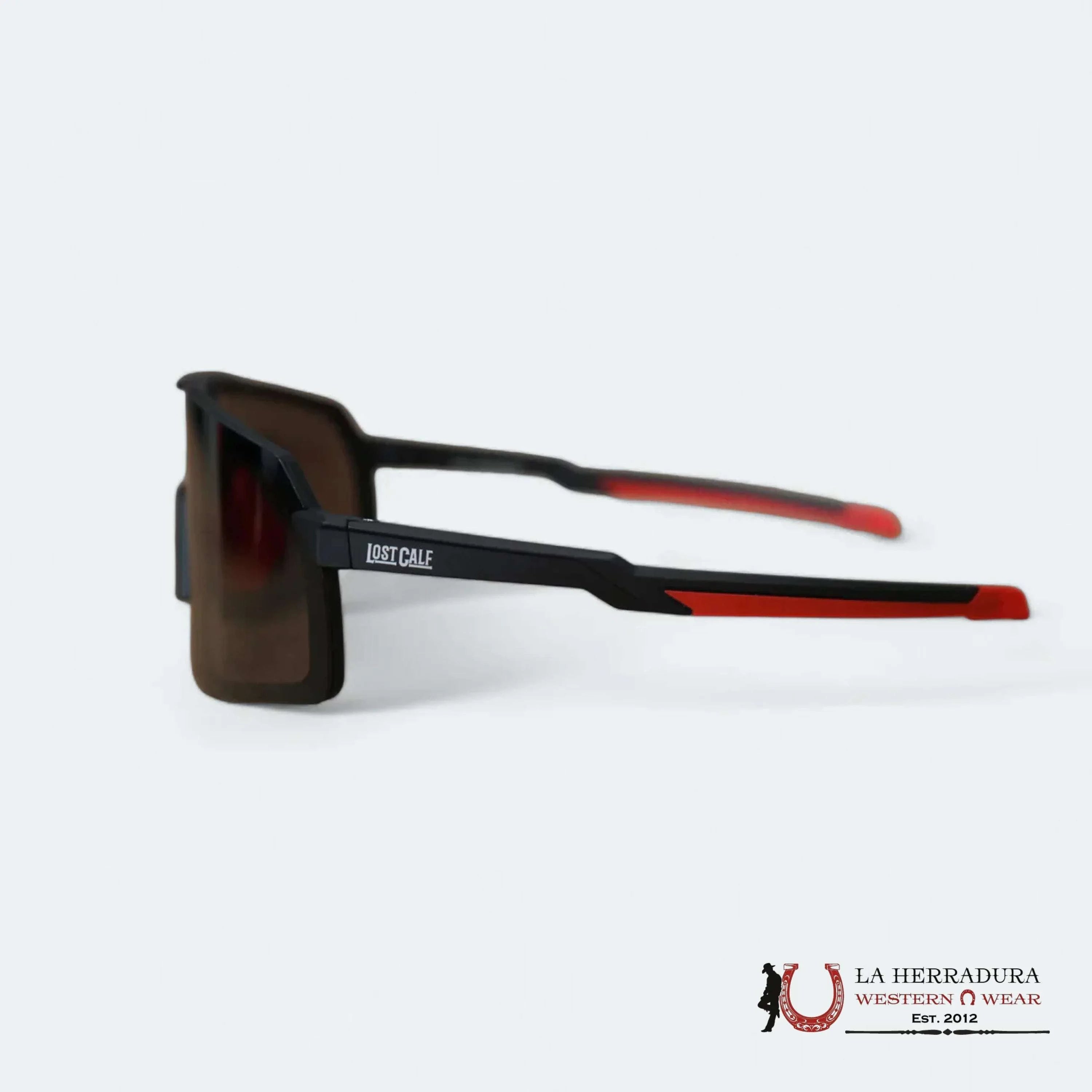 LOST CALF BLACK/GREY/RED SUNGLASSES EURO ELITE STANDARD ACCESORIOS