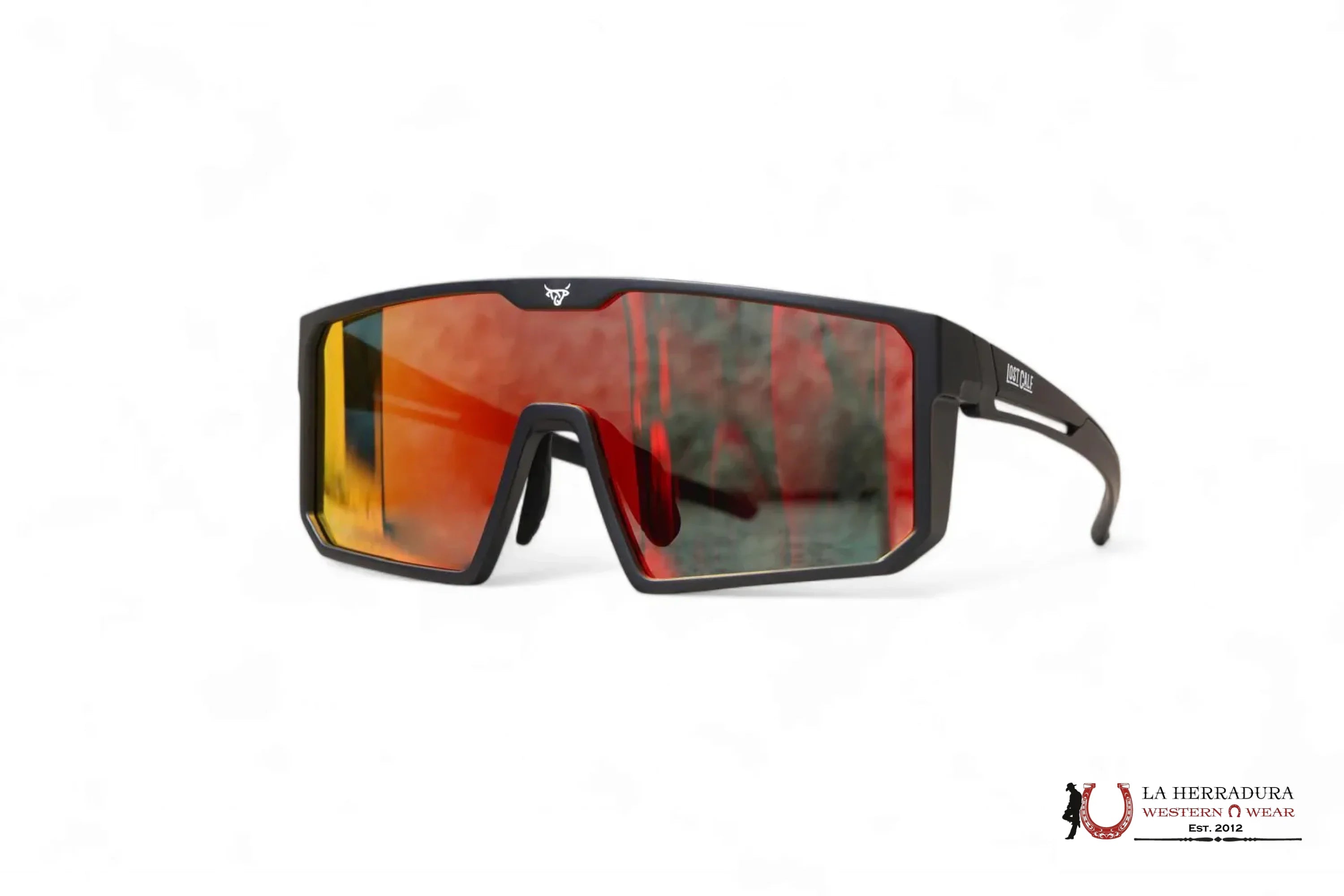 LOST CALF BLACK/RED SUNGLASSES COMET STANDARD ACCESORIOS
