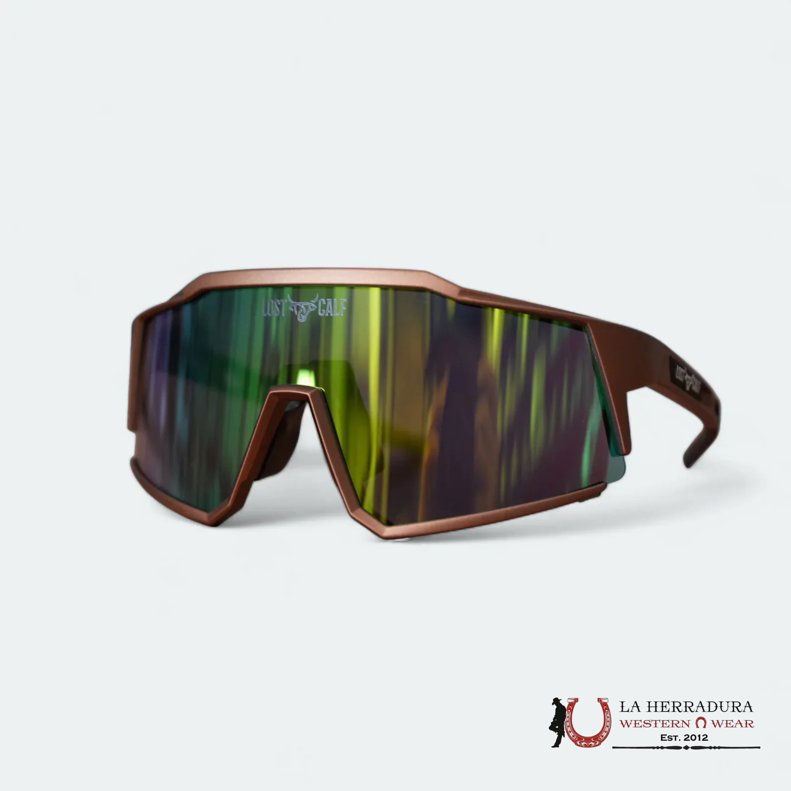 LOST CALF BROWN/GREEN SUNGLASSES RAPTOR STANDARD ACCESORIOS