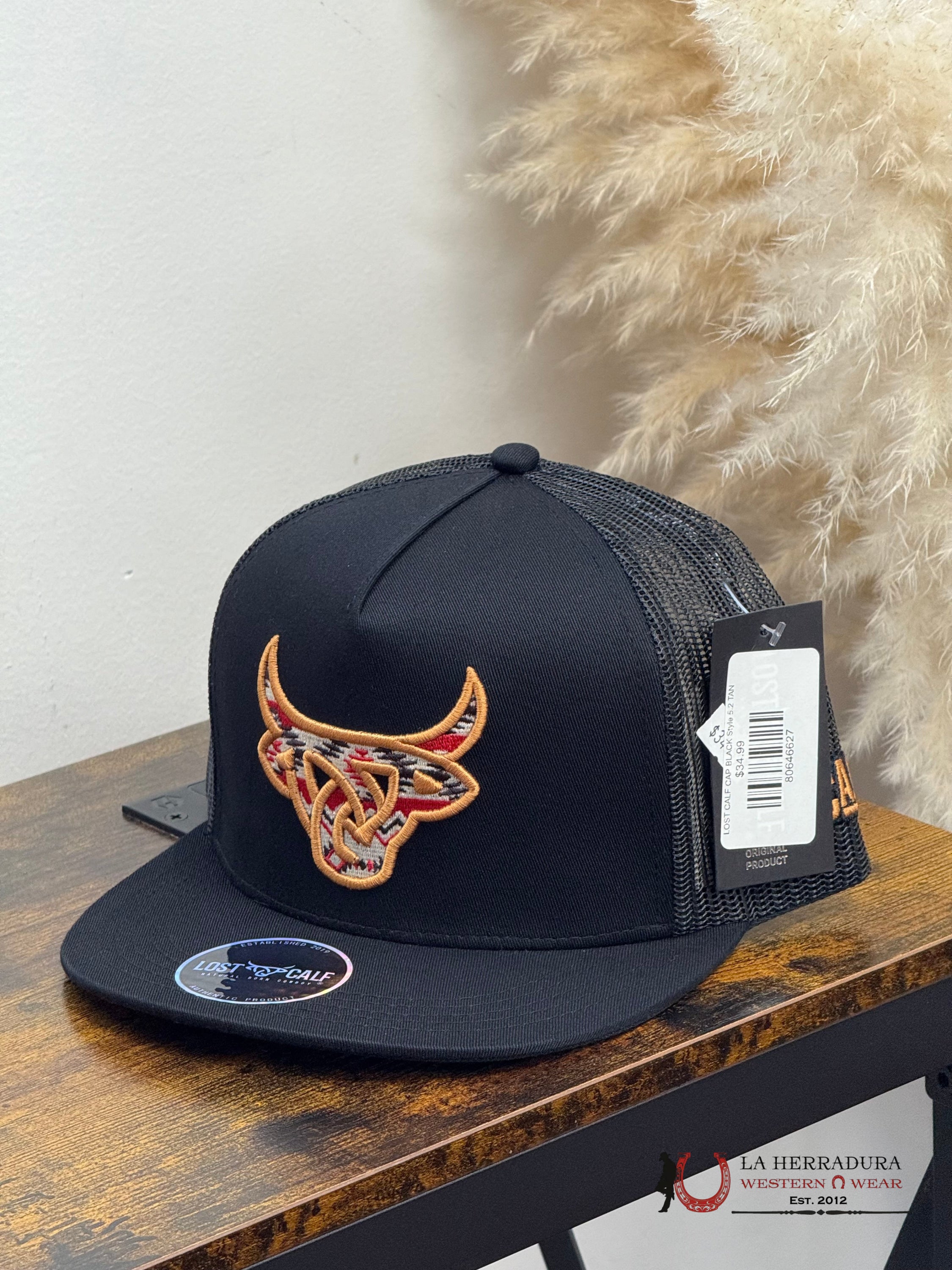 LOST CALF CAP BLACK Style 5.2 TAN CAPS MENS GORRAS HOMBRES