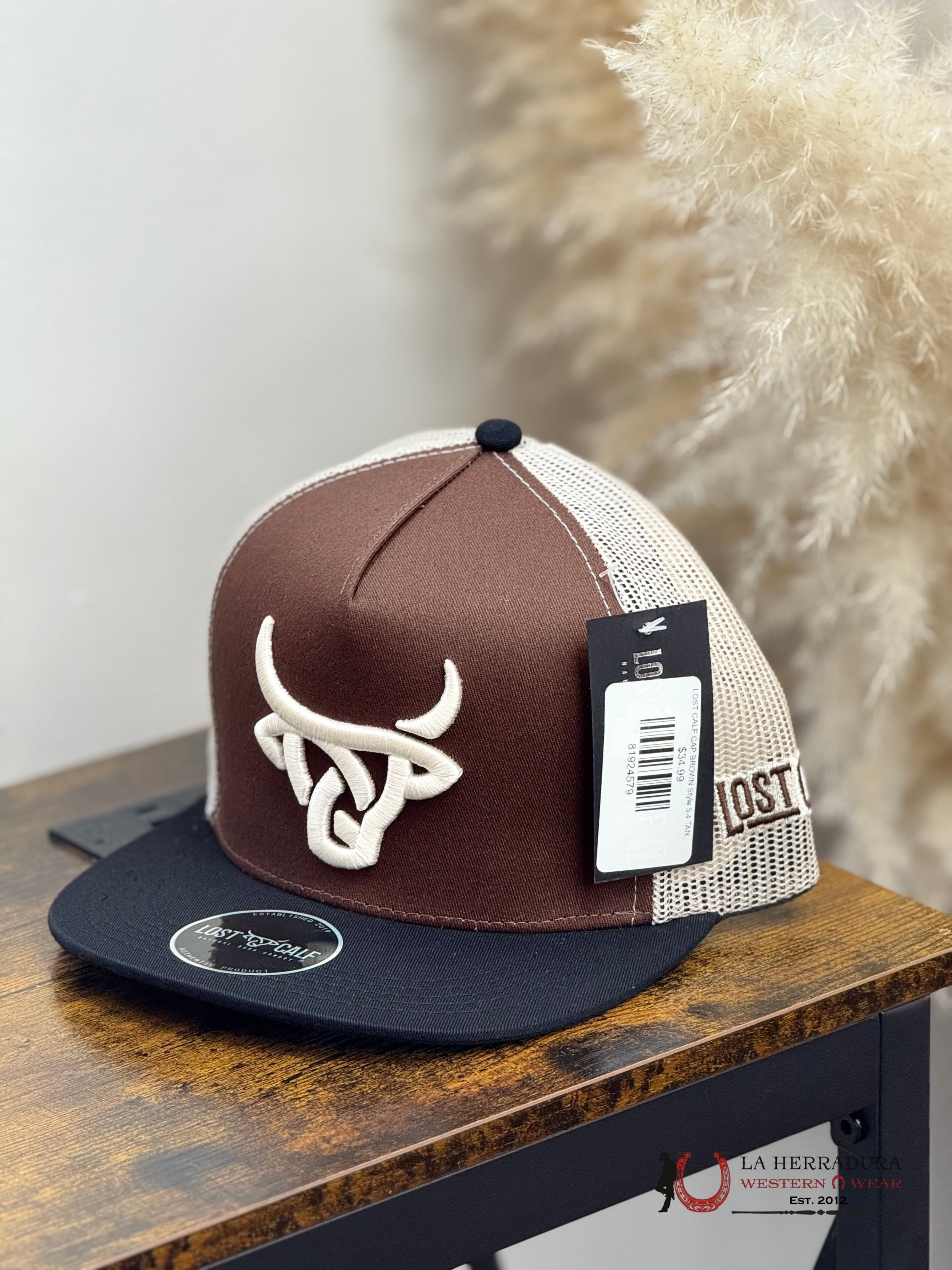 LOST CALF CAP BROWN Style 5.4 TAN CAPS MENS GORRAS HOMBRES