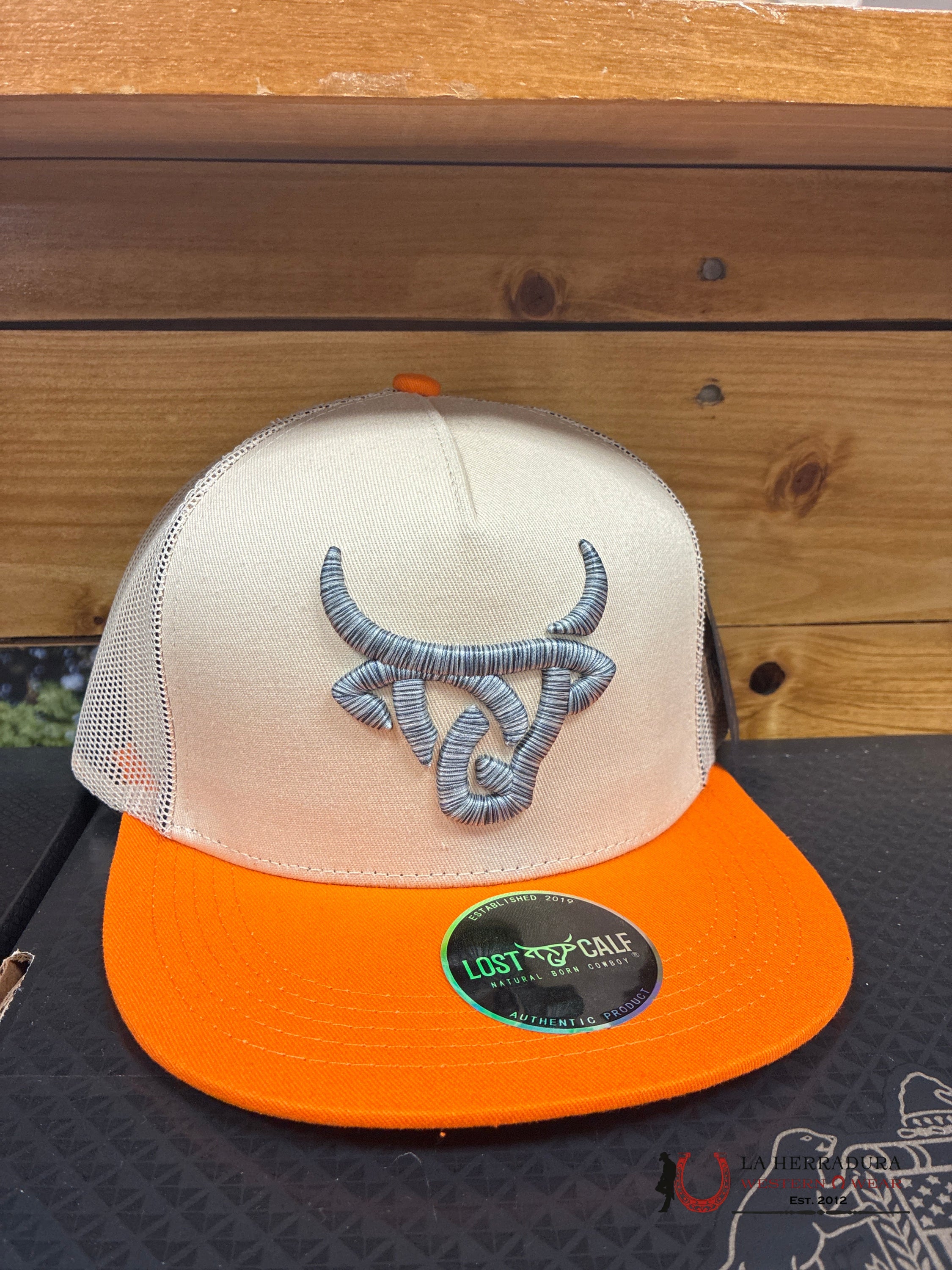 LOST CALF ORANGE Style 1.12 GREY CAPS MENS GORRAS HOMBRES