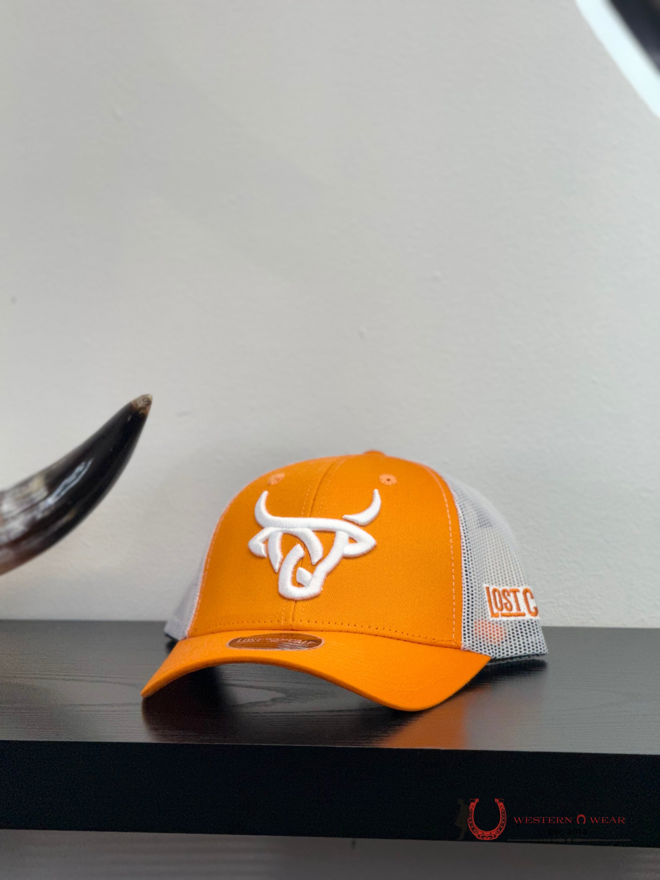 LOST CALF ORANGE Style 1.13 WHITE CAPS MENS GORRAS HOMBRES