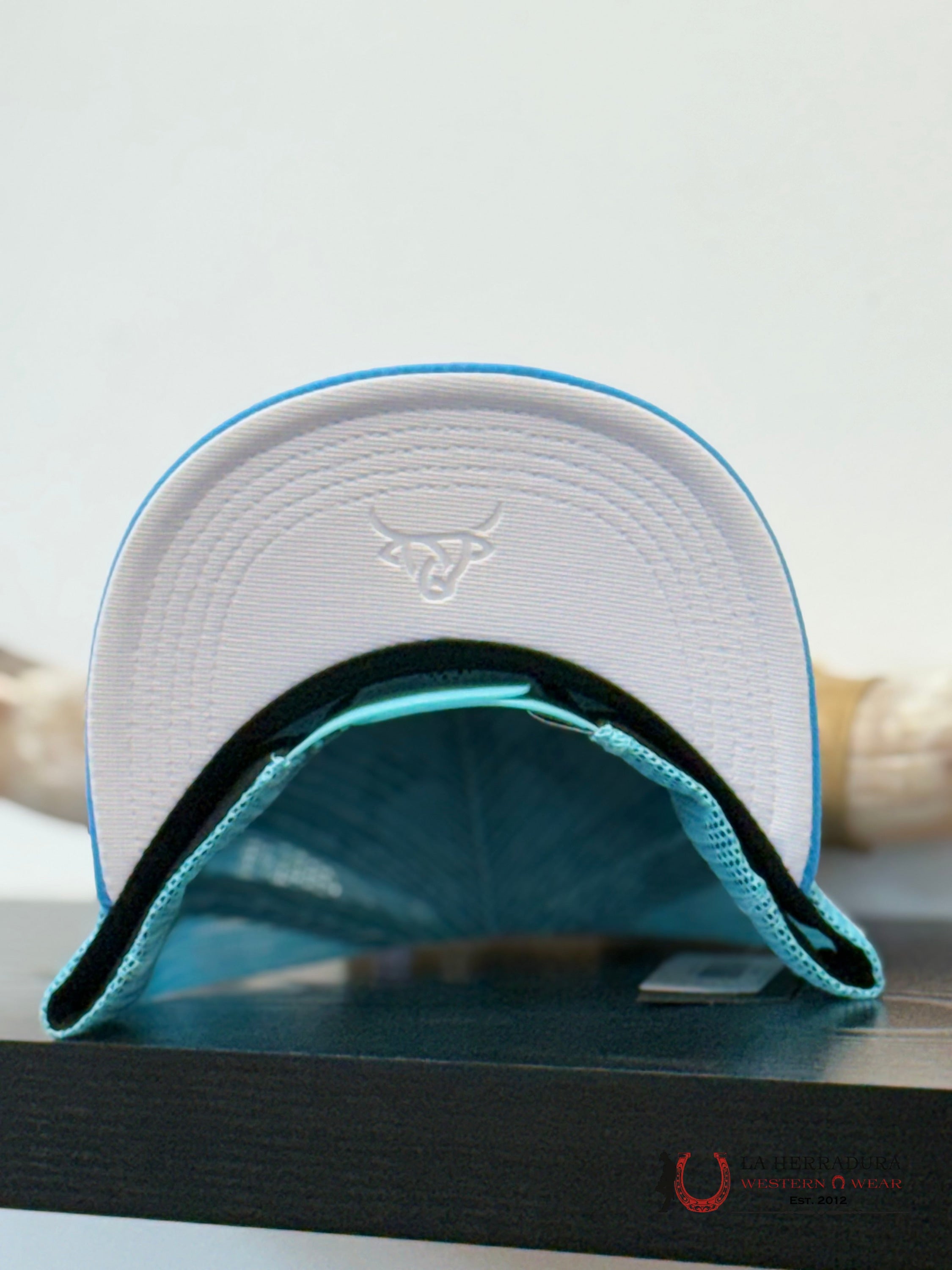 LOST CALF SHY BLUE Style 1.6 WHITE CAPS MENS GORRAS HOMBRES