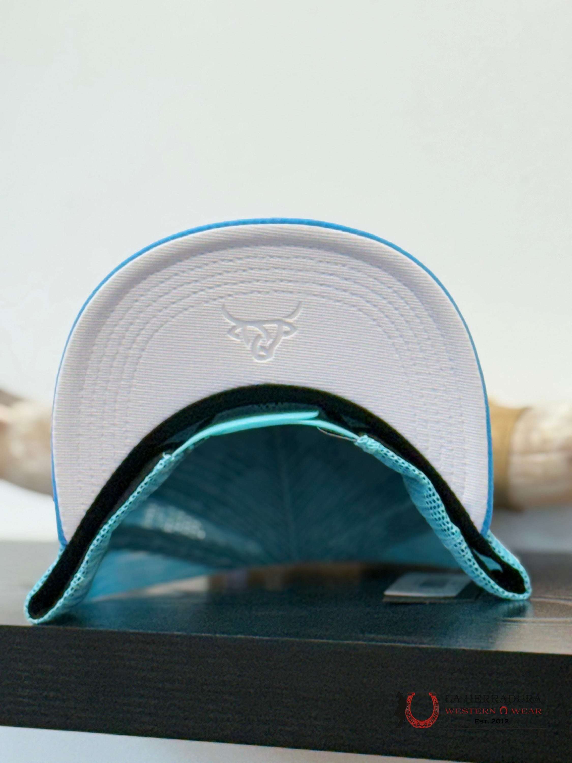 LOST CALF SHY BLUE Style 1.6 WHITE CAPS MENS GORRAS HOMBRES