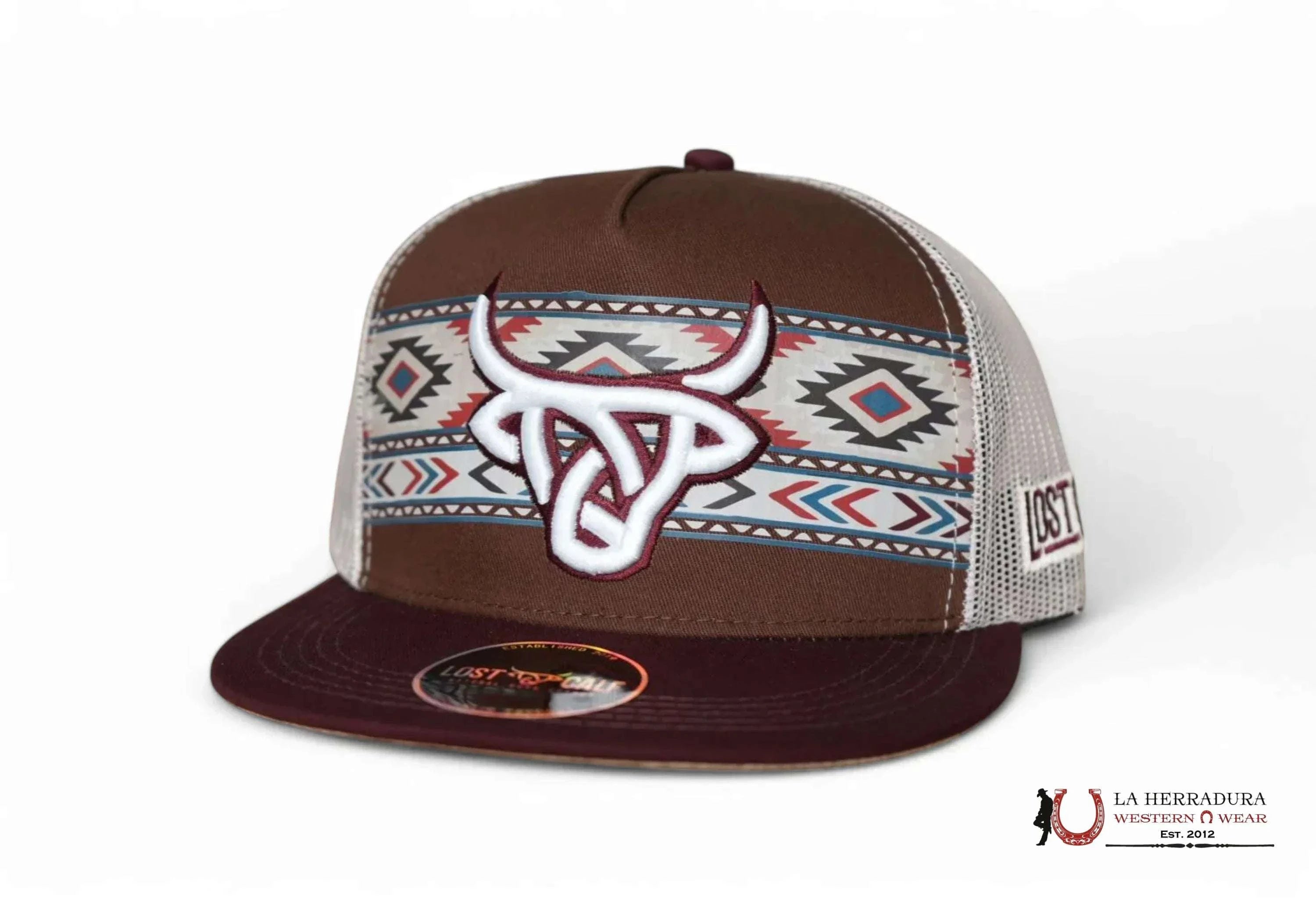 LOST CALF TAN Style 6.4 BROWN CAPS MENS GORRAS HOMBRES