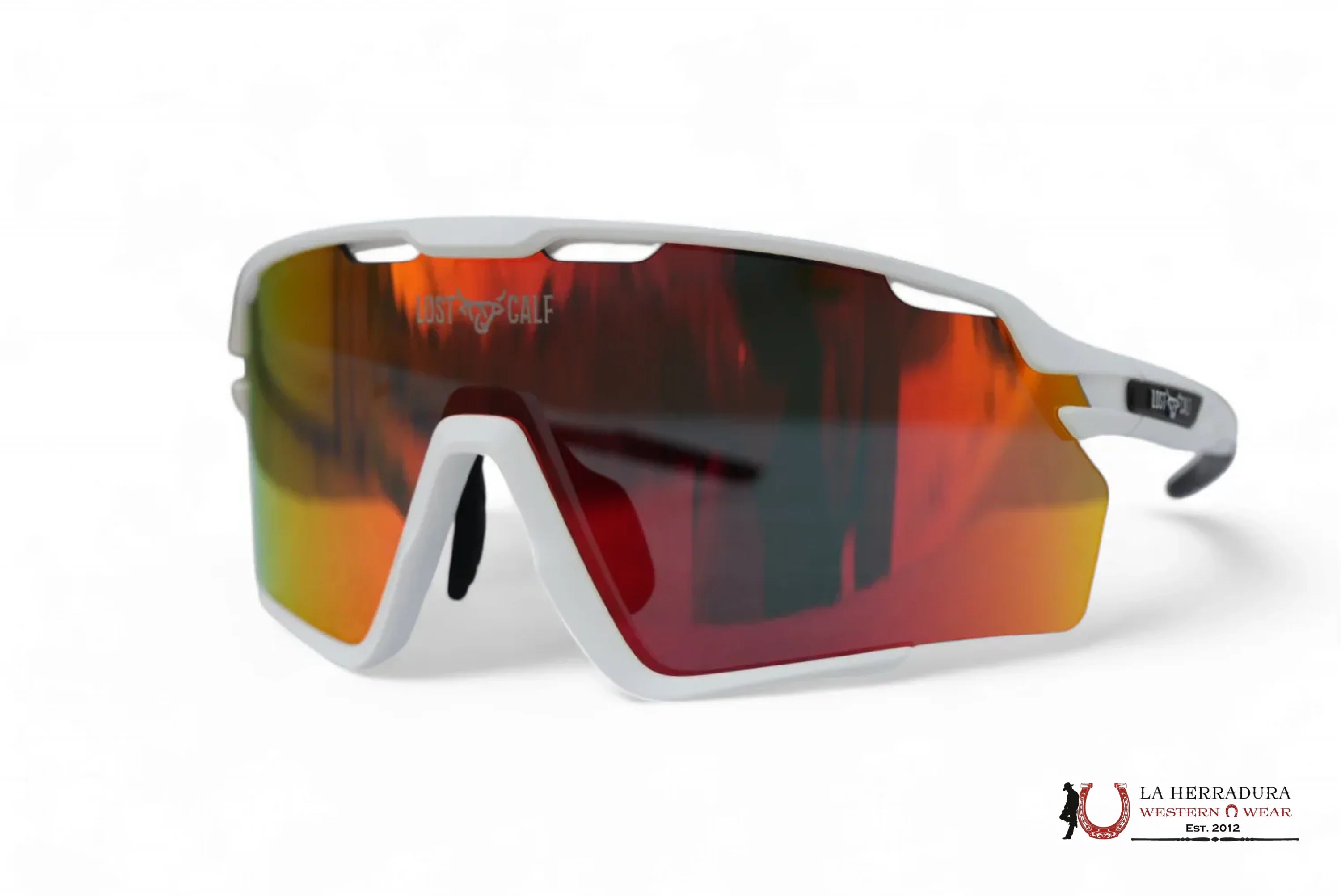 LOST CALF WHITE/RED SUNGLASSES GALAXY STANDARD ACCESORIOS