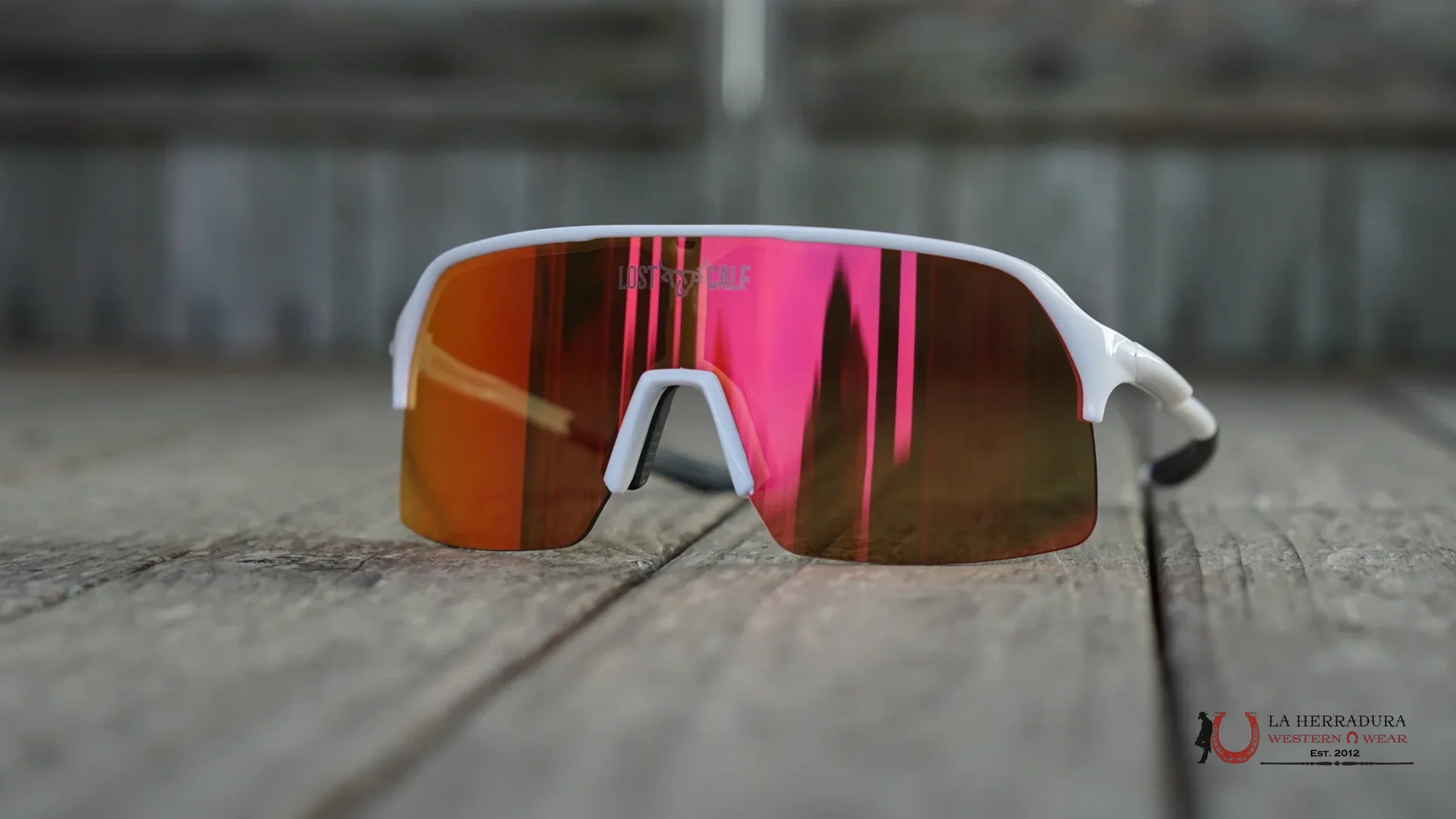 LOST CALF WHITE/RED SUNGLASSES VIPER STANDARD ACCESORIOS