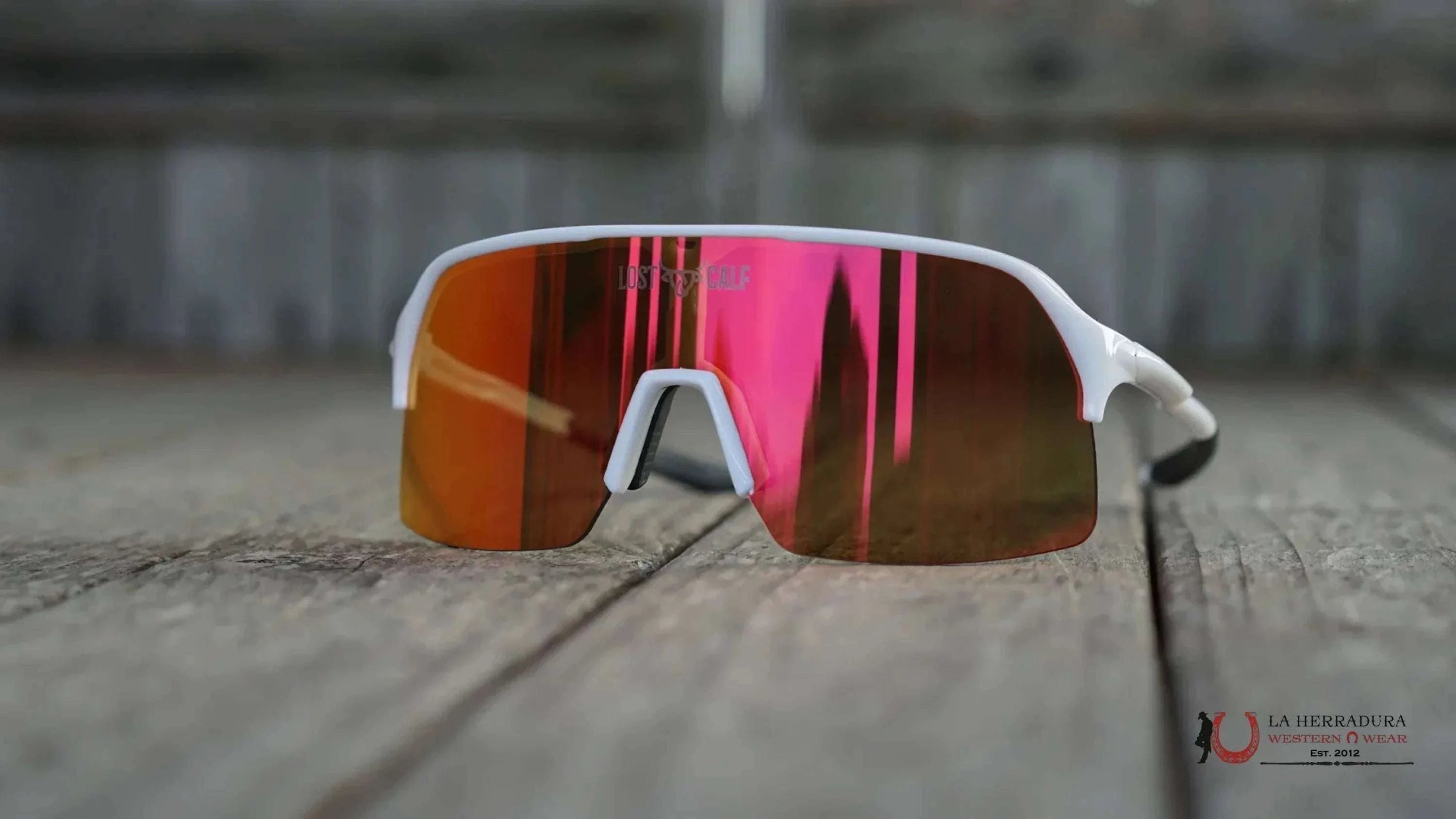 LOST CALF WHITE/RED SUNGLASSES VIPER STANDARD ACCESORIOS