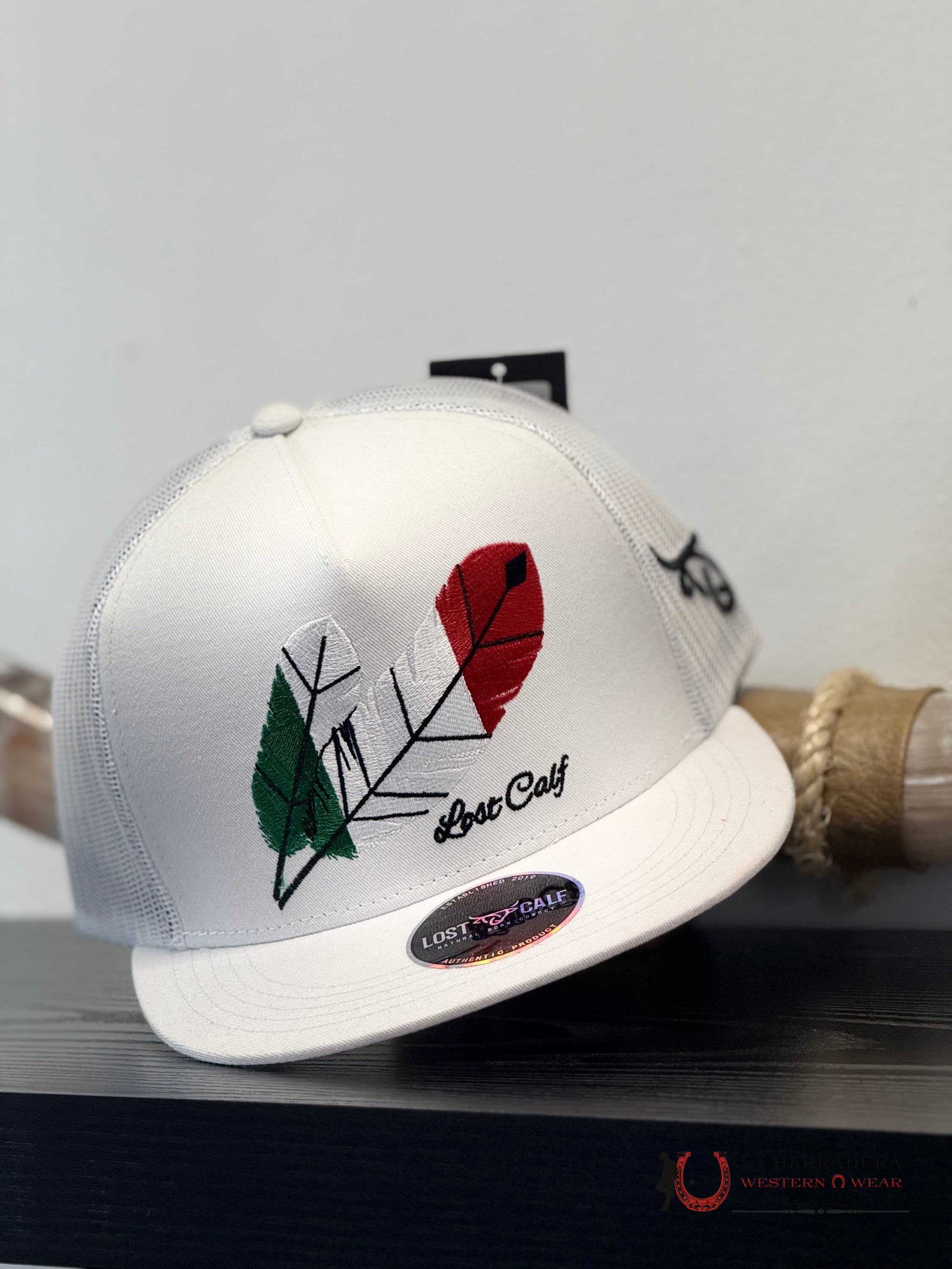 LOST CALF WHITE Style 1.2 MEXICO COLOR LEAF CAPS MENS GORRAS HOMBRES