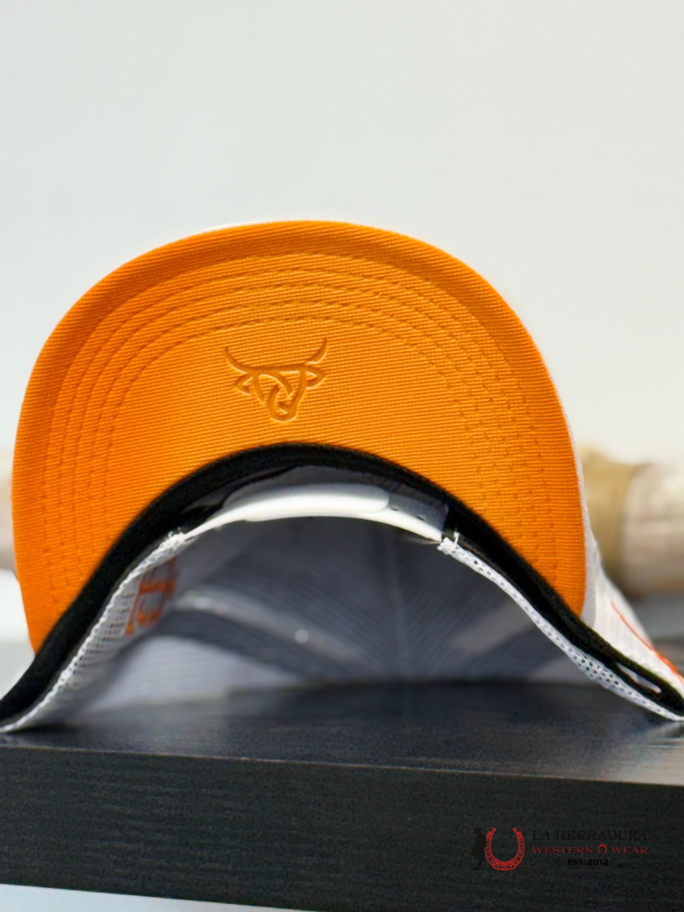 LOST CALF WHITE Style 1.6 Orange CAPS MENS GORRAS HOMBRES